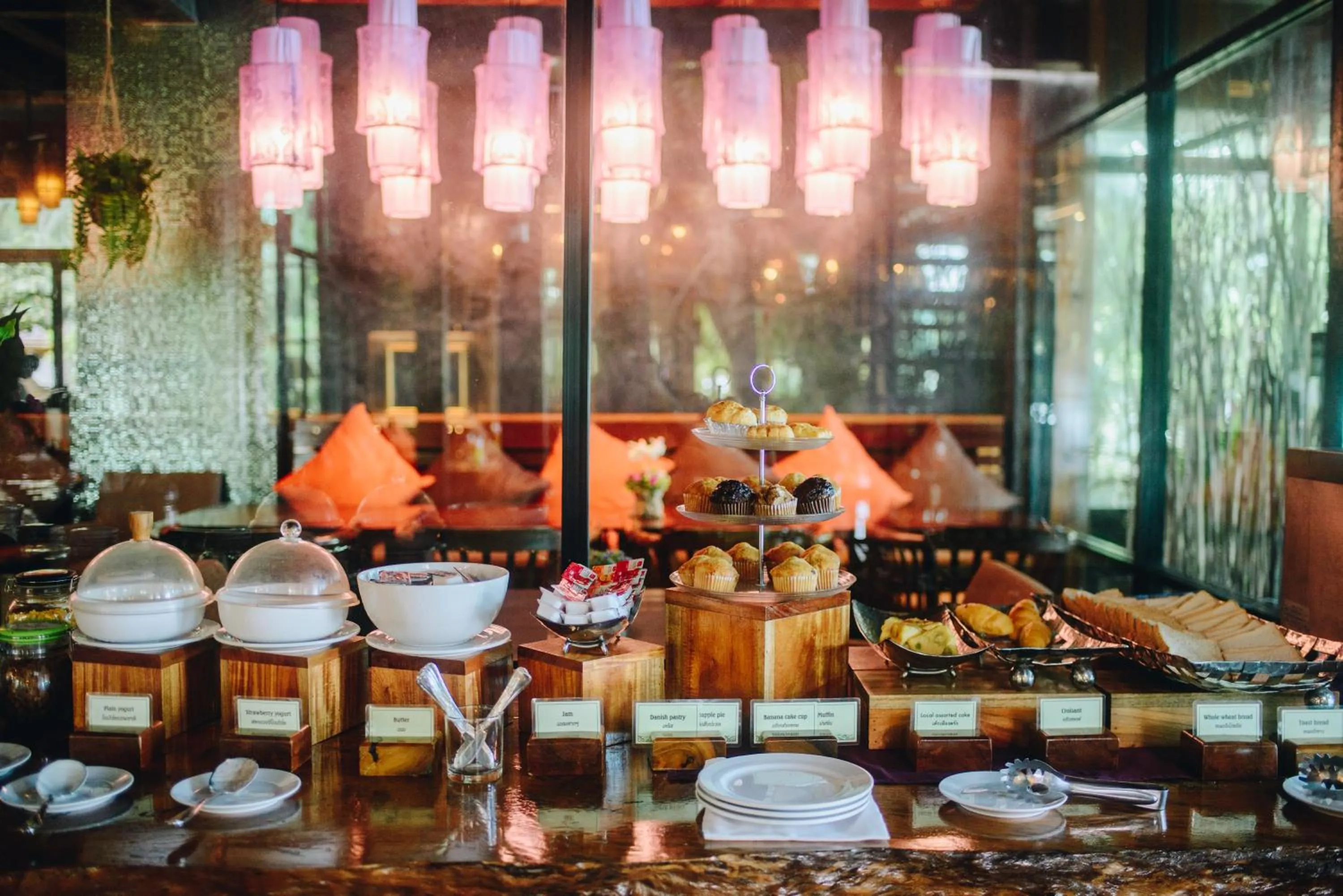 Buffet breakfast in Andalay Beach Resort Koh Libong