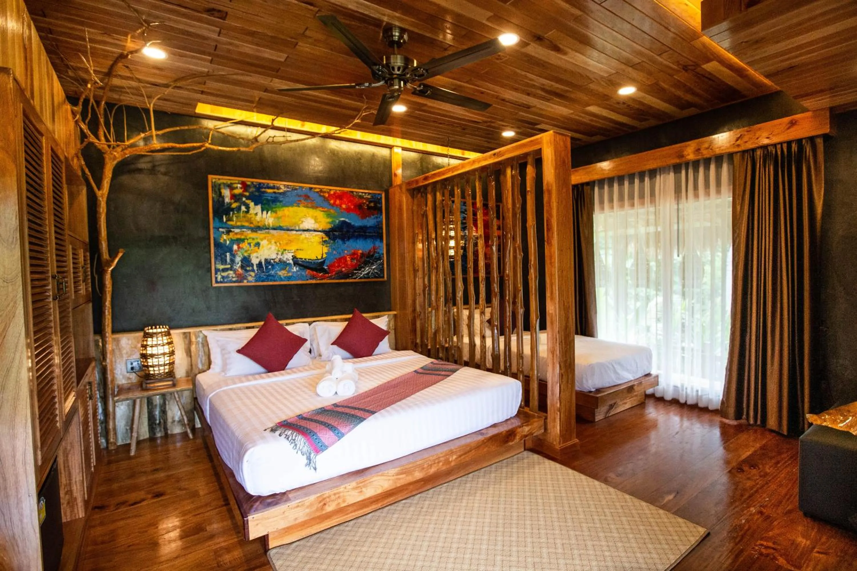 Bed in Andalay Beach Resort Koh Libong