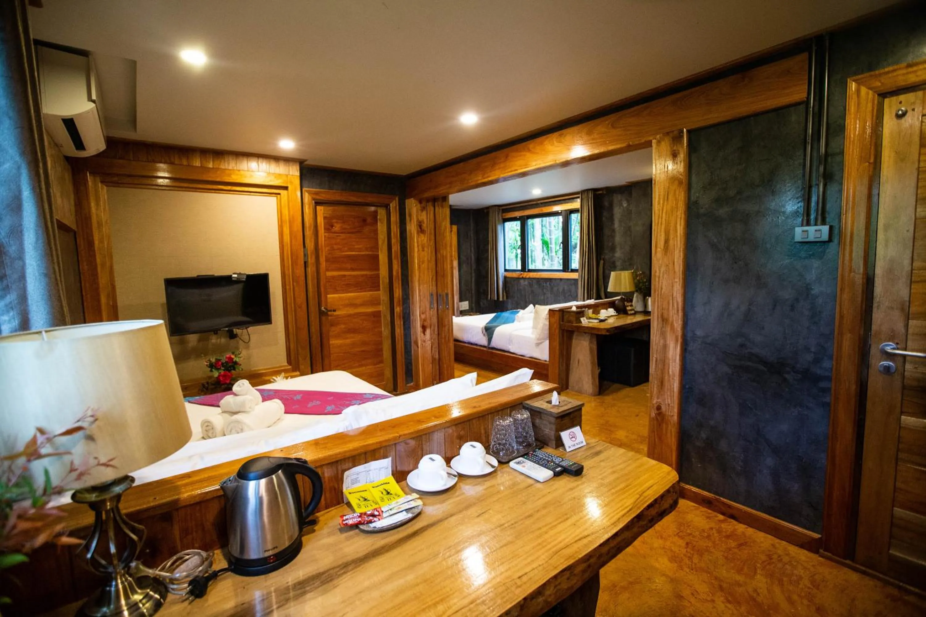 Bed in Andalay Beach Resort Koh Libong