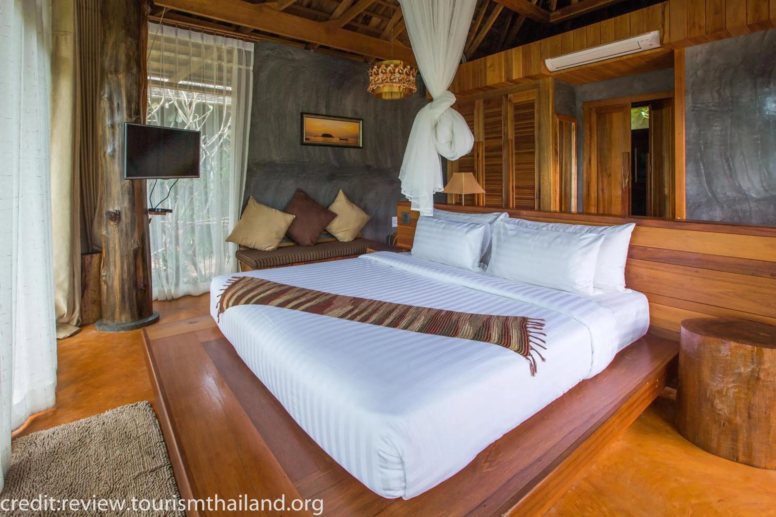 Property building, Bed in Andalay Beach Resort Koh Libong