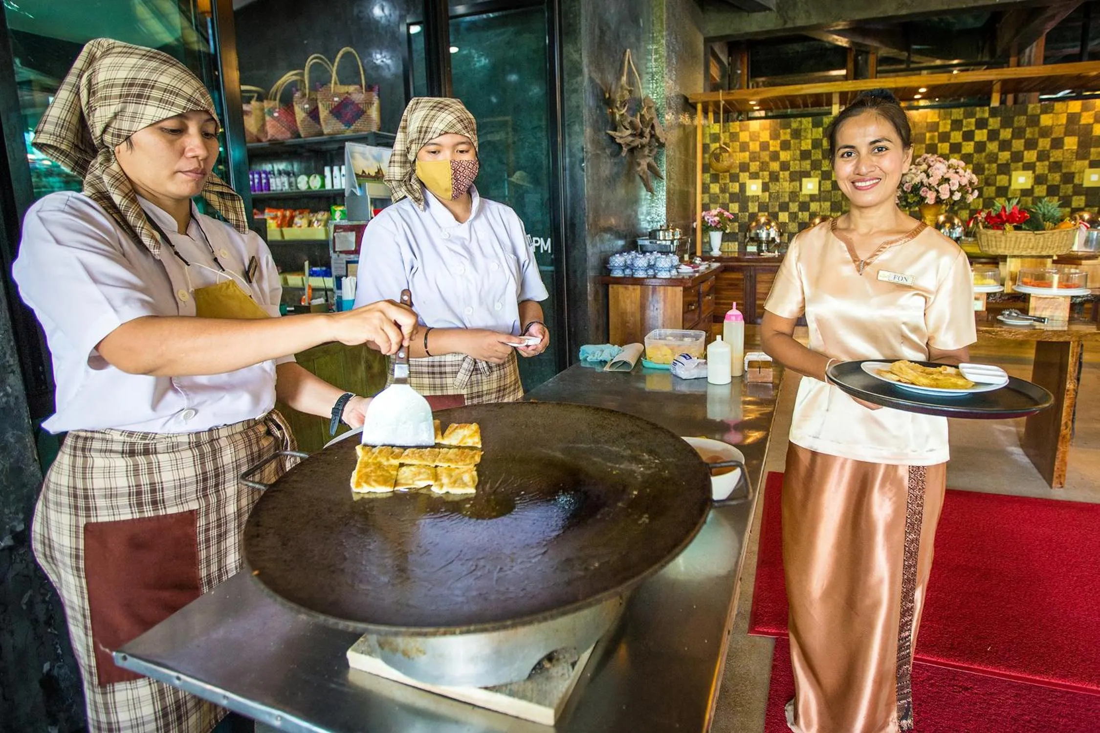 Breakfast in Andalay Beach Resort Koh Libong