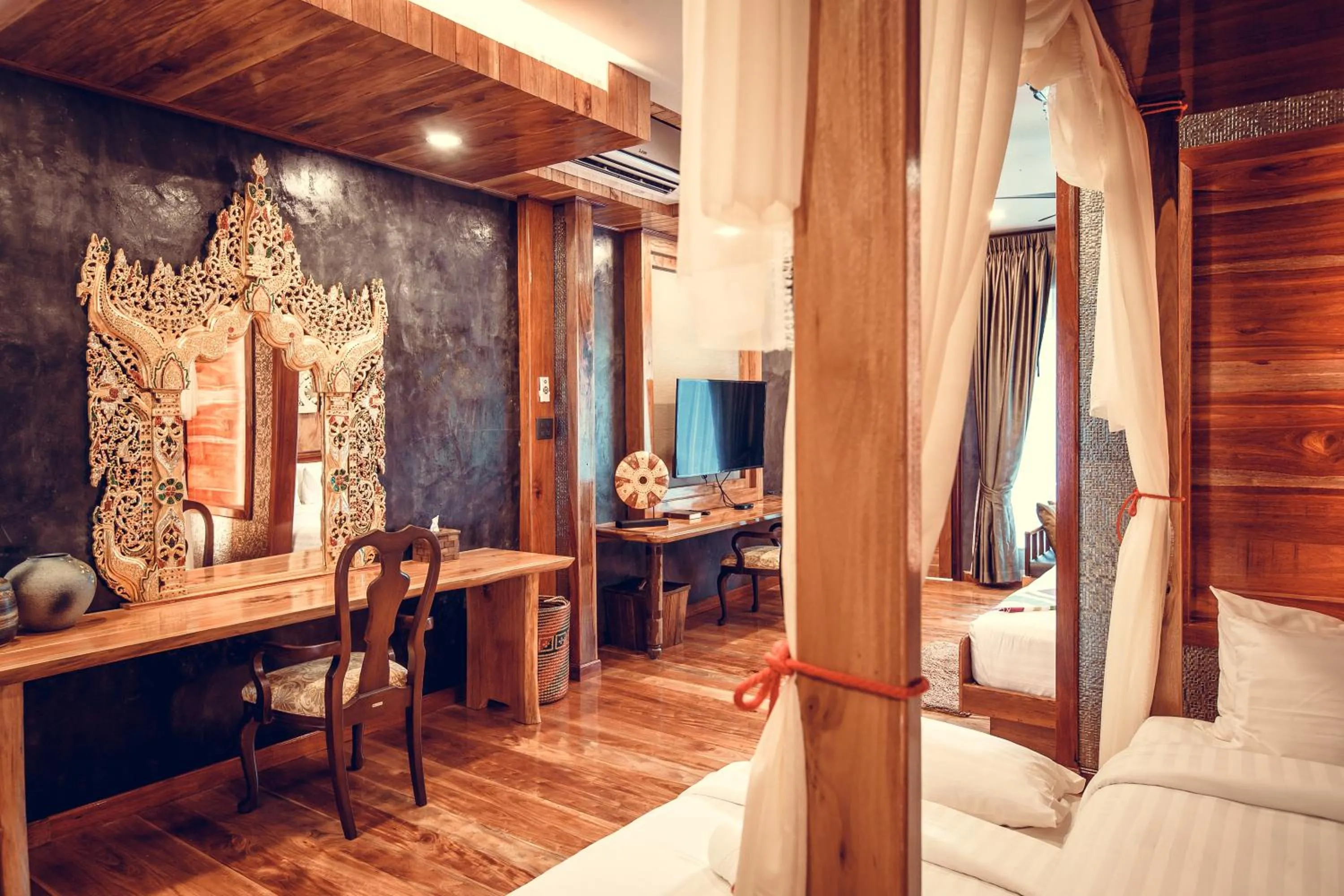 Bedroom, Bed in Andalay Beach Resort Koh Libong