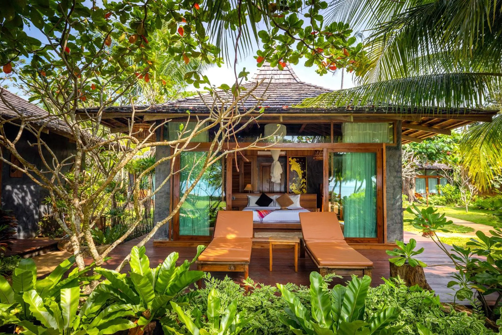 Balcony/Terrace in Andalay Beach Resort Koh Libong