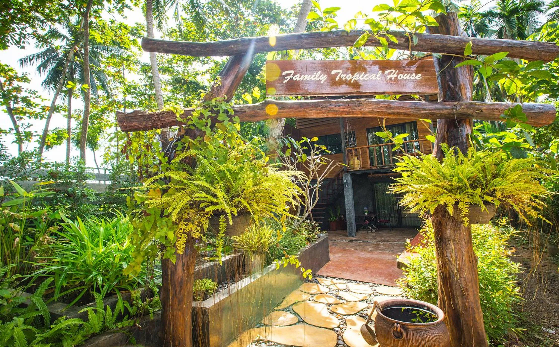 Garden view in Andalay Beach Resort Koh Libong