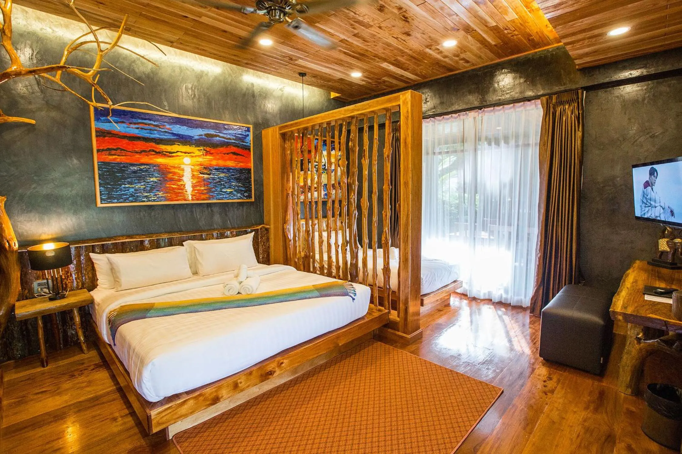 Photo of the whole room, Bed in Andalay Beach Resort Koh Libong