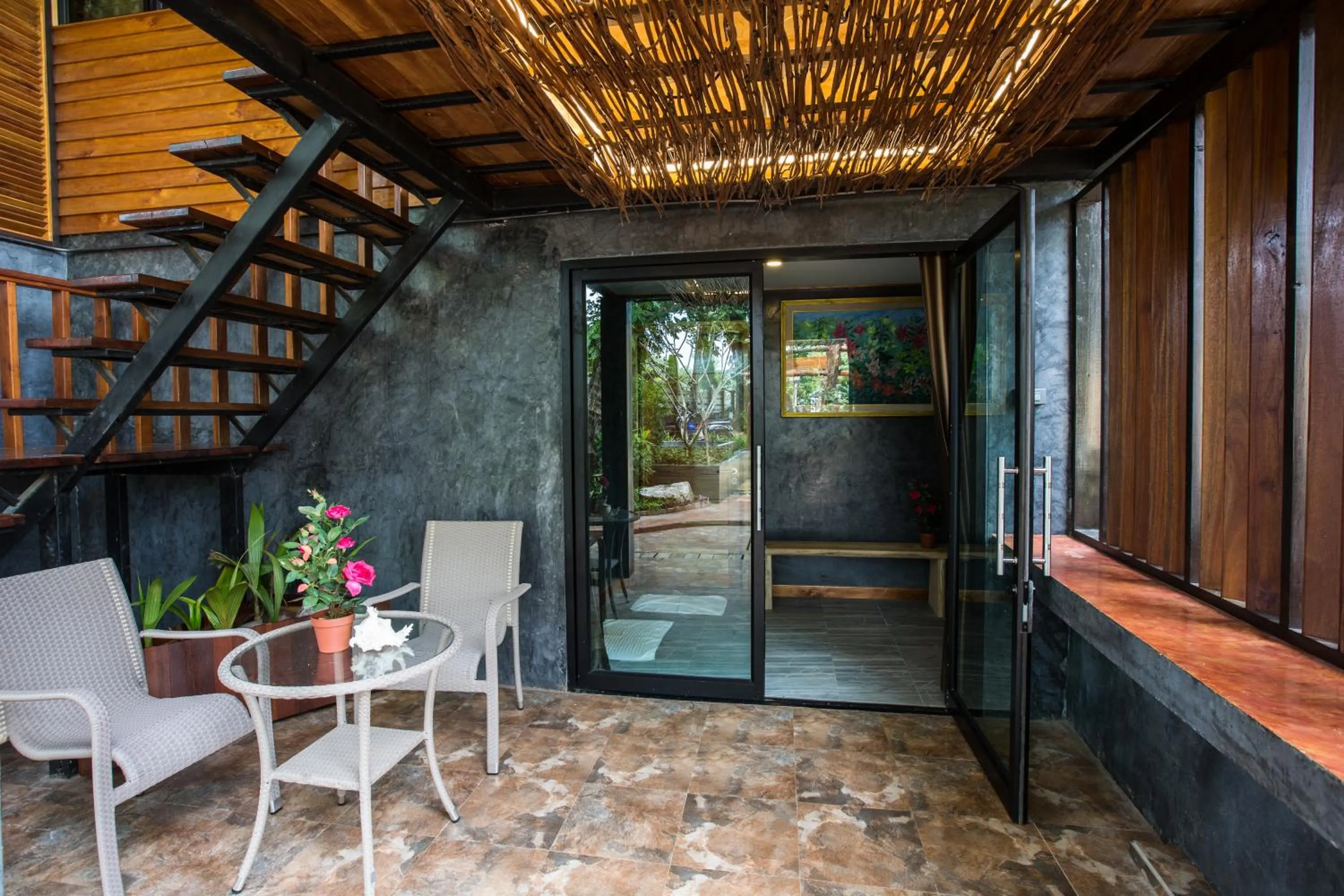 Balcony/Terrace in Andalay Beach Resort Koh Libong