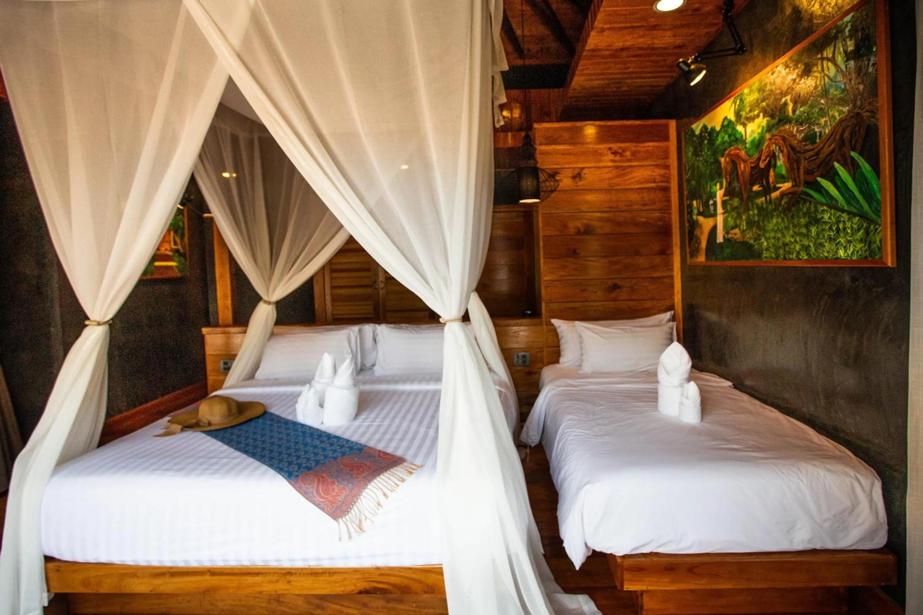 Bed in Andalay Beach Resort Koh Libong