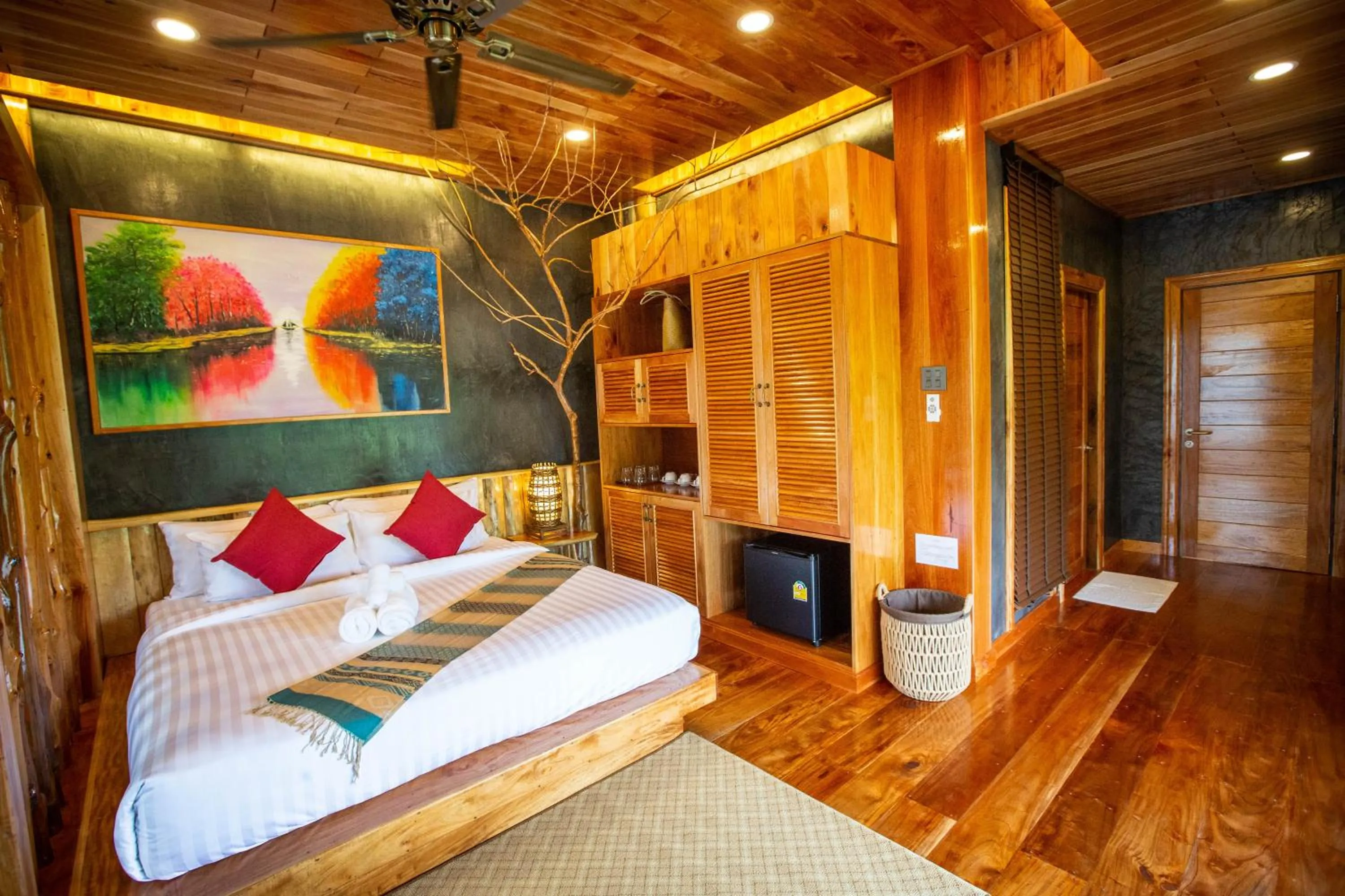 Bed in Andalay Beach Resort Koh Libong