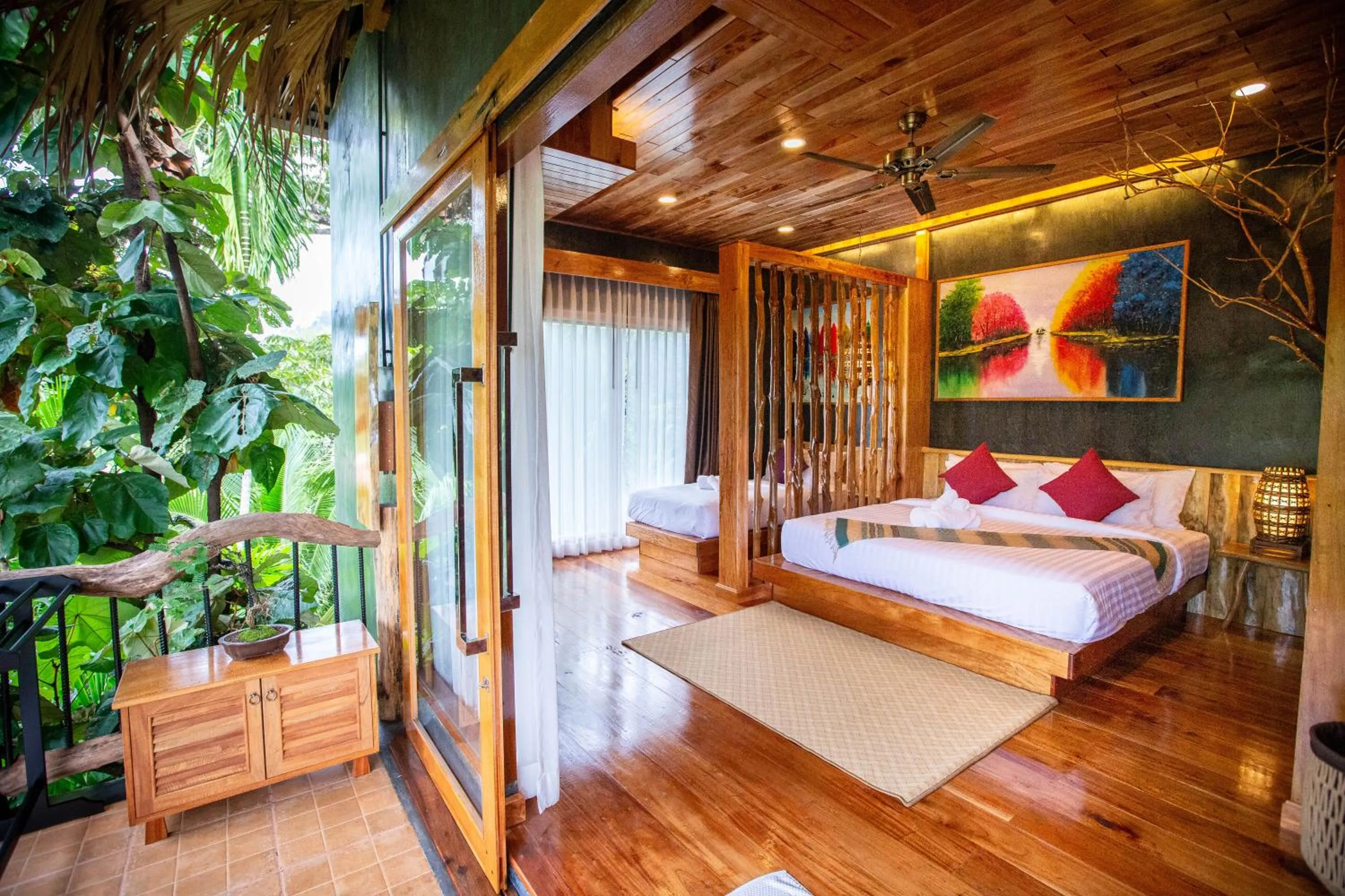 Bed in Andalay Beach Resort Koh Libong