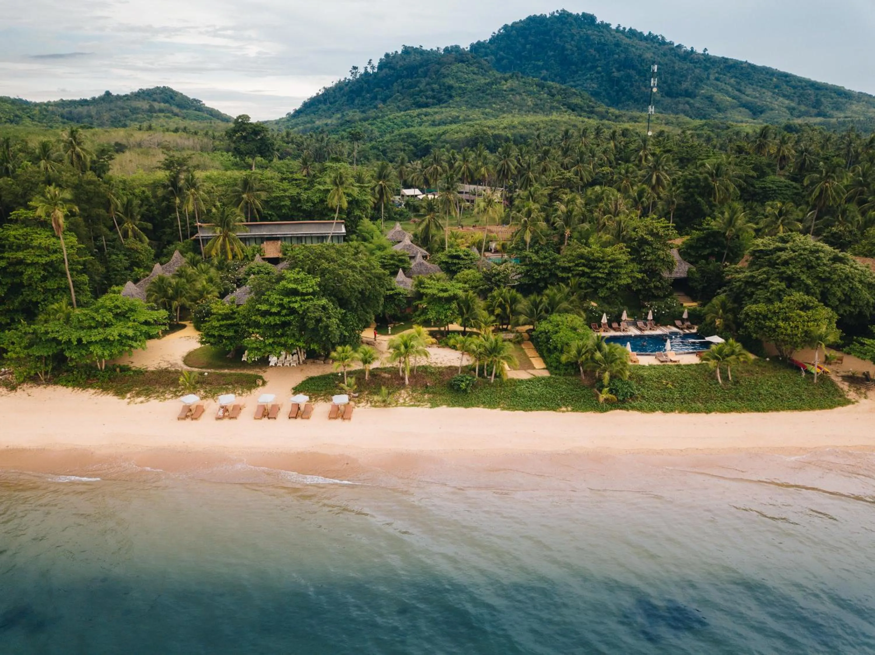 Bird's eye view in Andalay Beach Resort Koh Libong