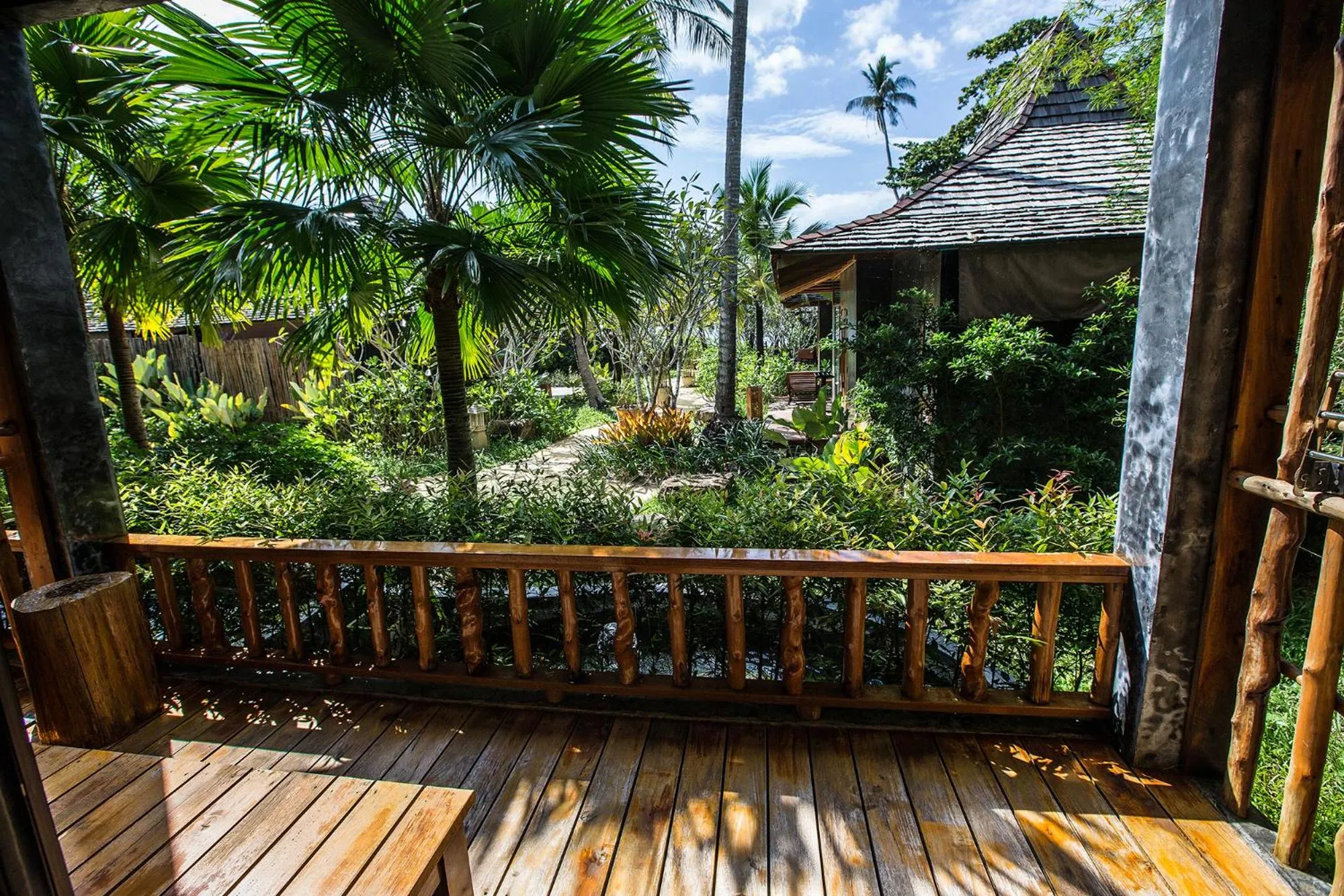 Garden view in Andalay Beach Resort Koh Libong
