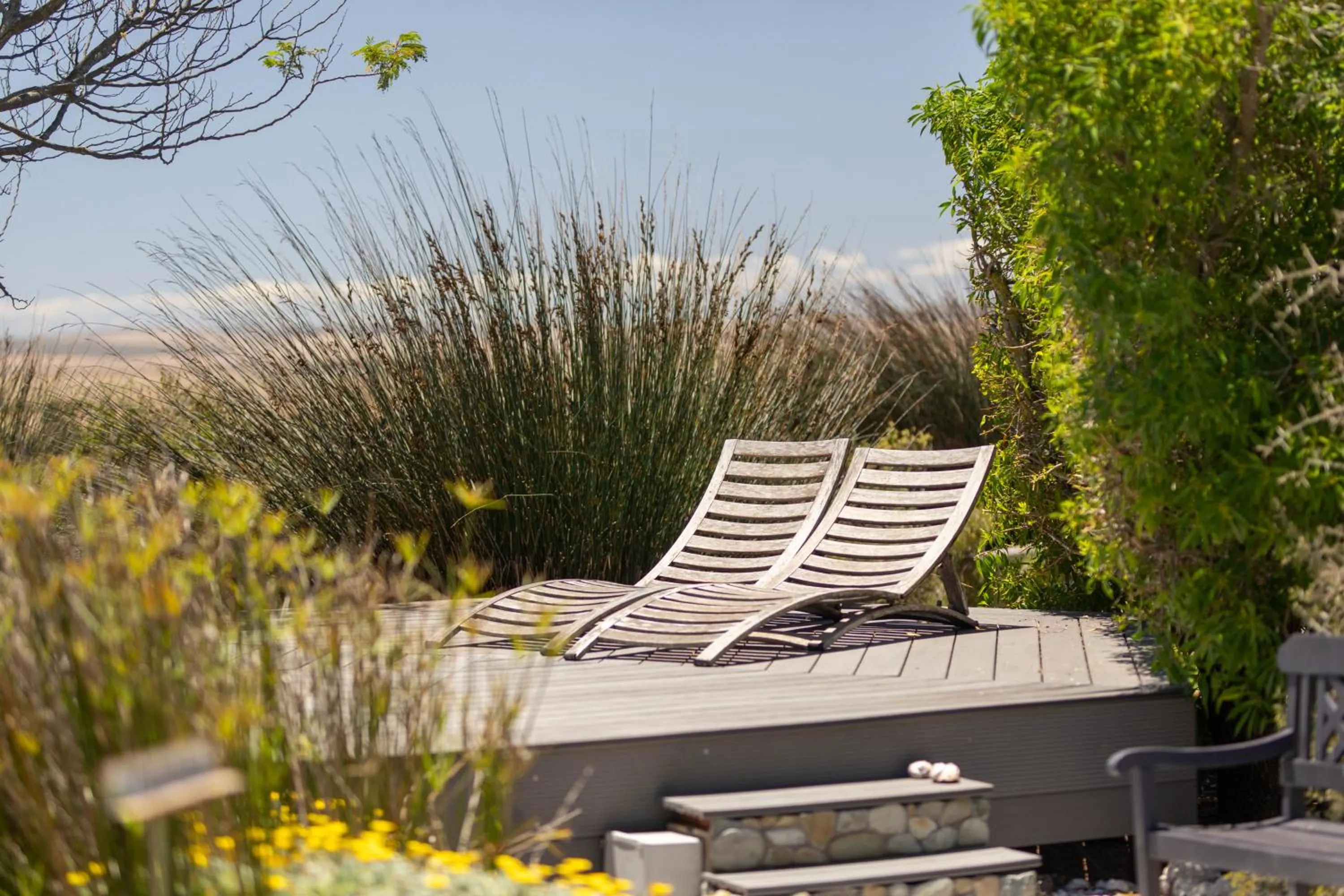 Patio in Farr Out Guest House