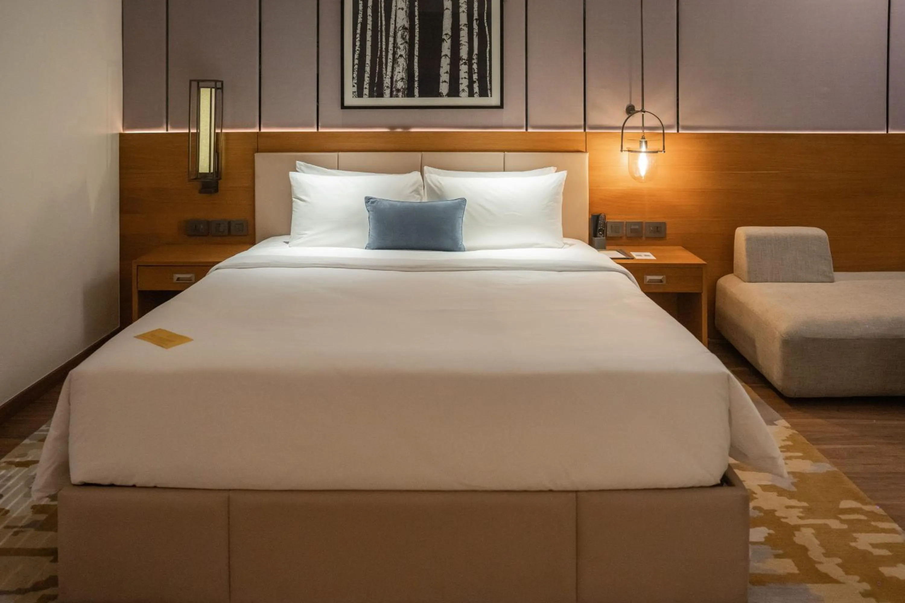 Premium King Room with15% discount on F&B,Complimentary Airport Pickup and Drop in hotel shuttle bus,Complimentary shuttle services available to Golden Temple at scheduled hours for both pick-up and drop. in voco Amritsar by IHG