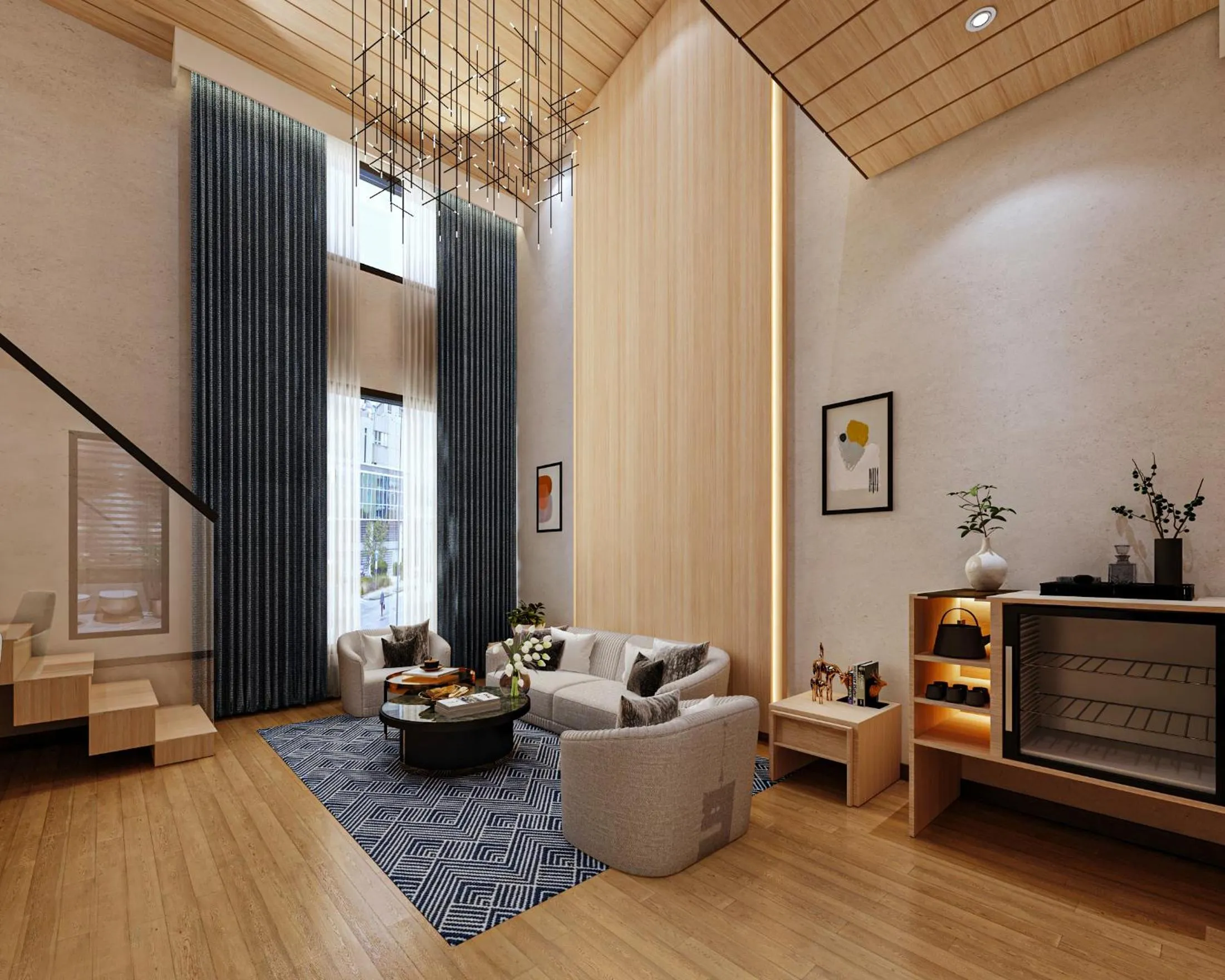 Living room in voco Amritsar by IHG