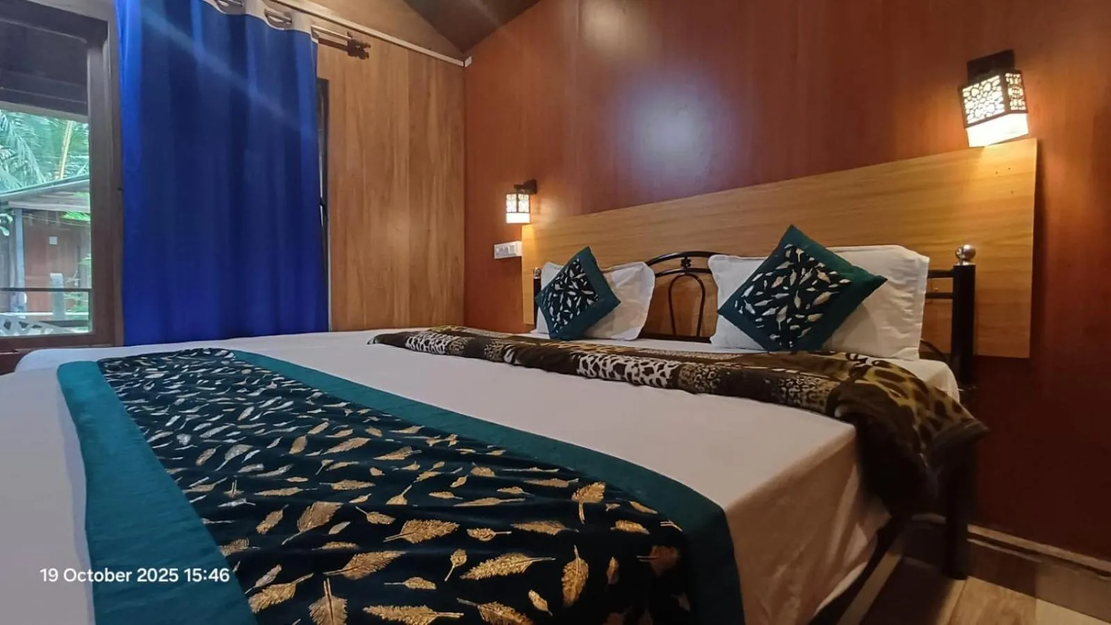 Bed in Sai Palolem Beach cottages