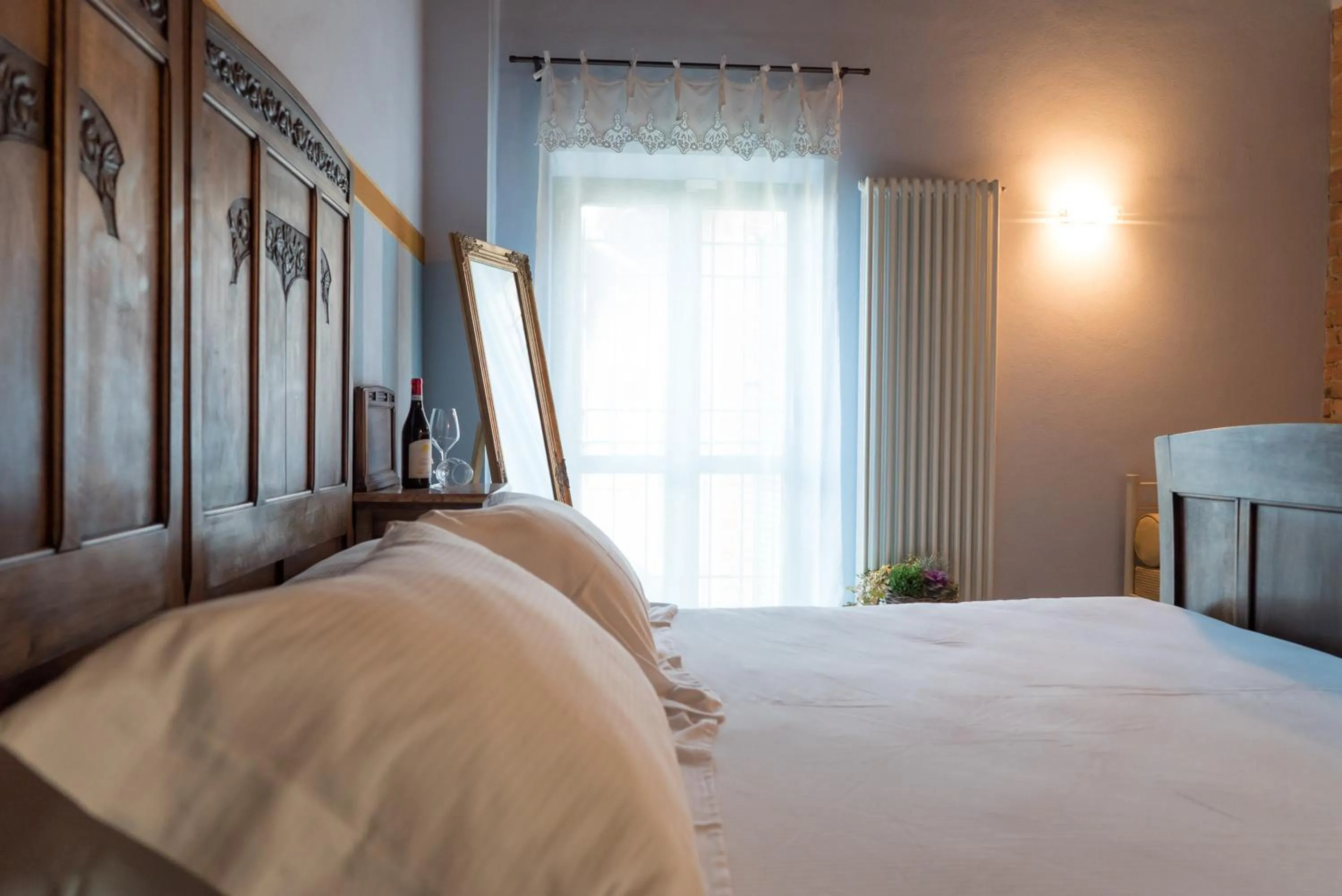 Decorative detail, Bed in Lange