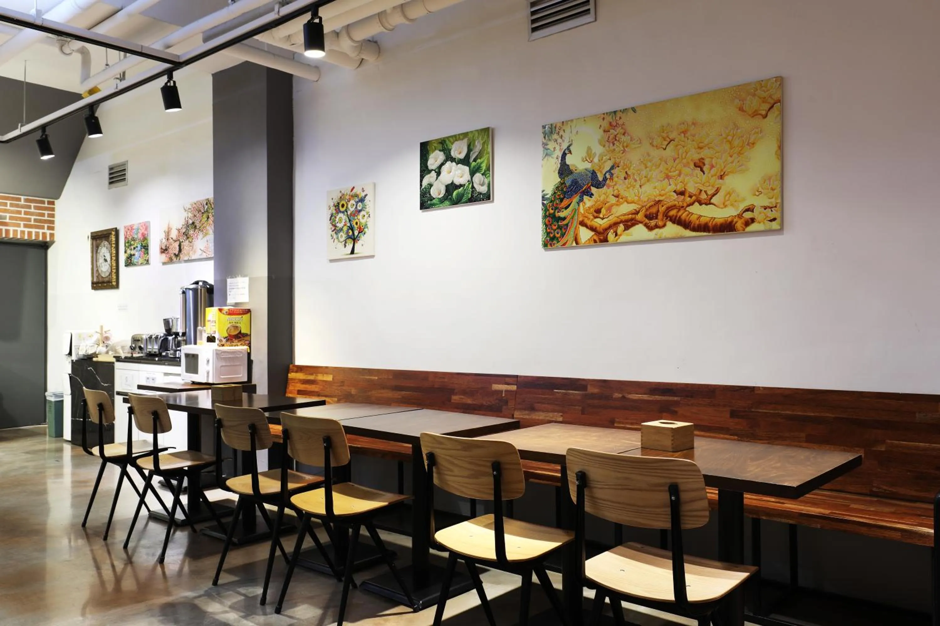 Dining area in STAY7 Myeongdong