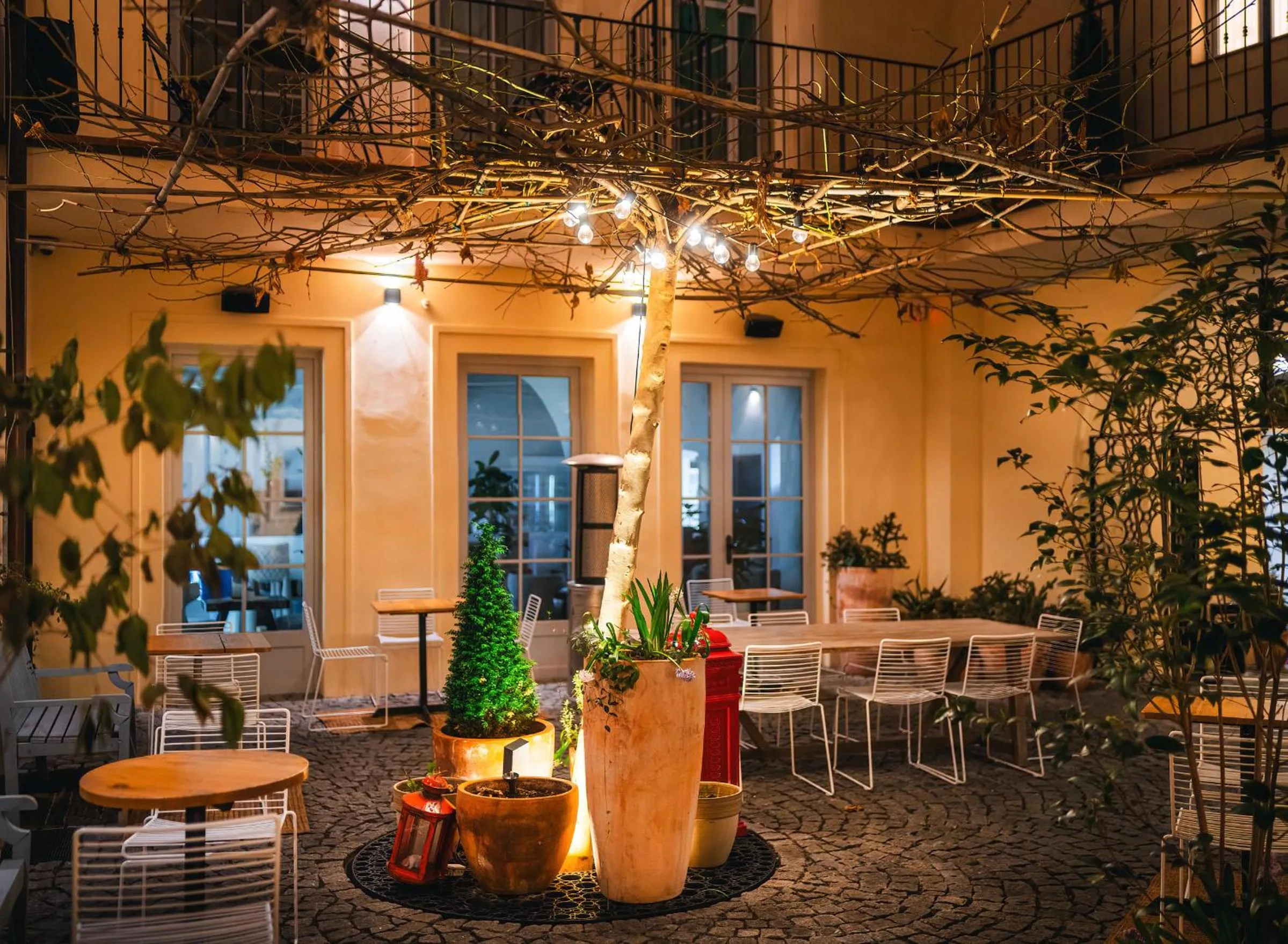 Patio in Old Royal Post Boutique Hotel & Premium Suites