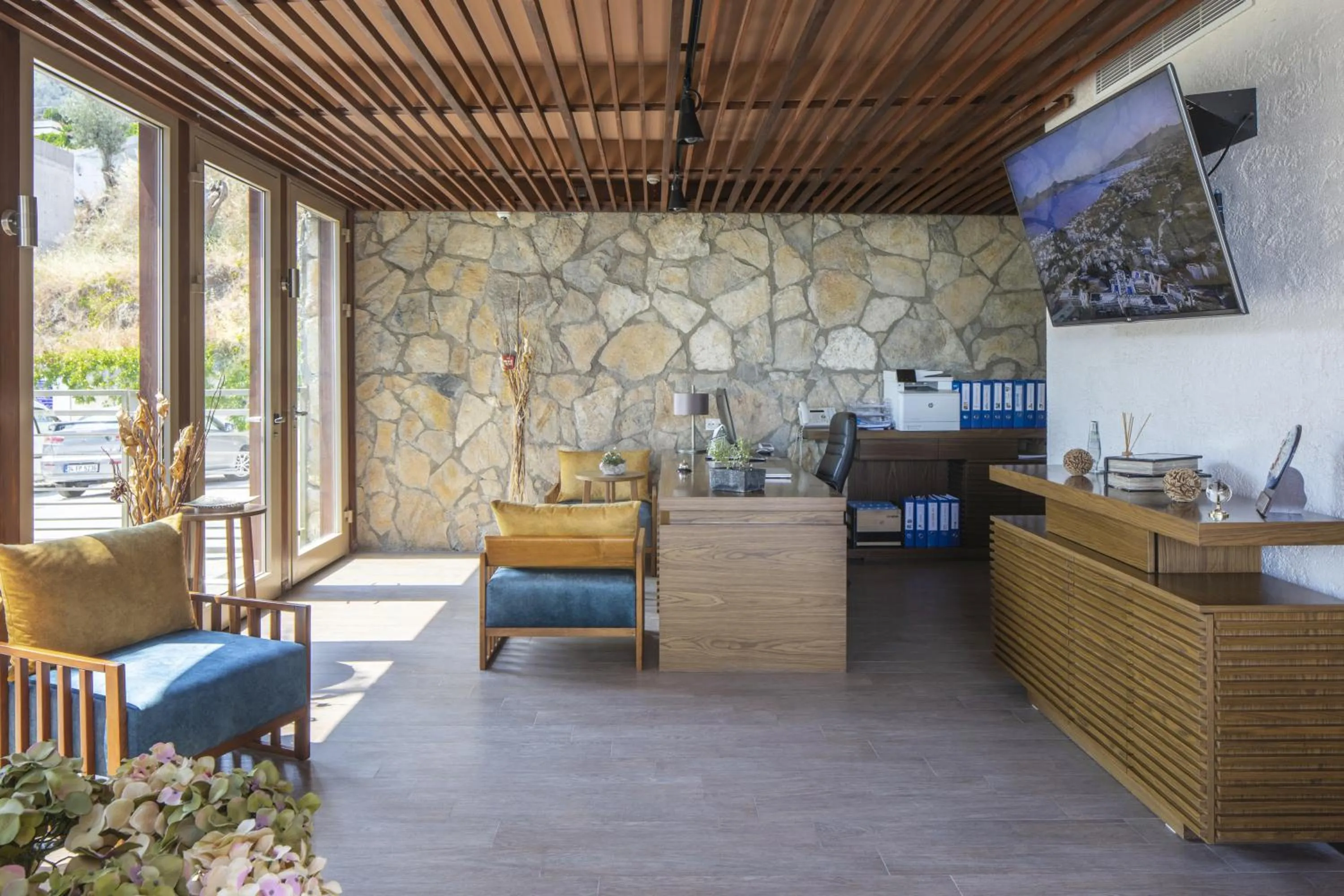 Lobby or reception in Spektr Boutique Hotel Yalikavak