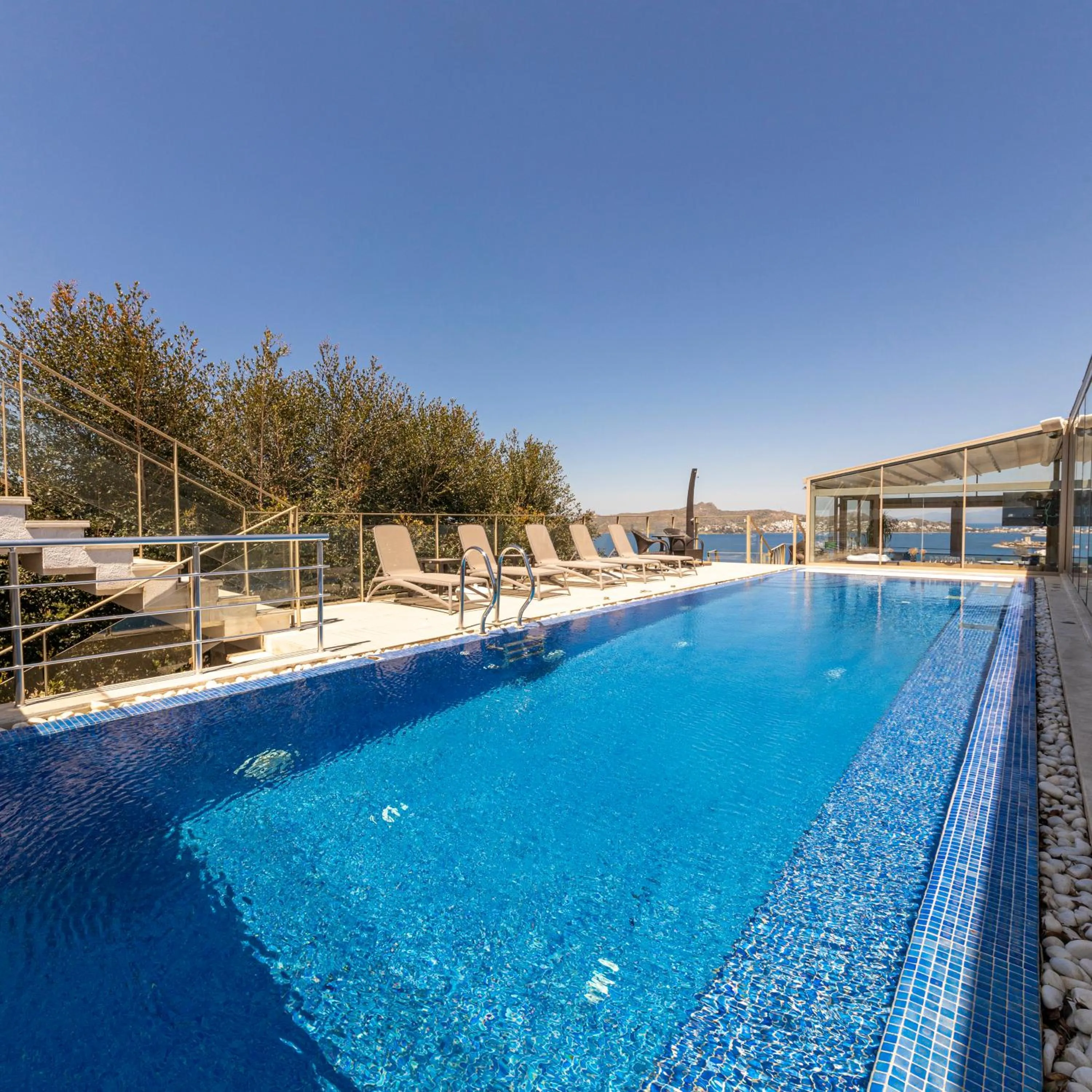 Pool view in Spektr Boutique Hotel Yalikavak
