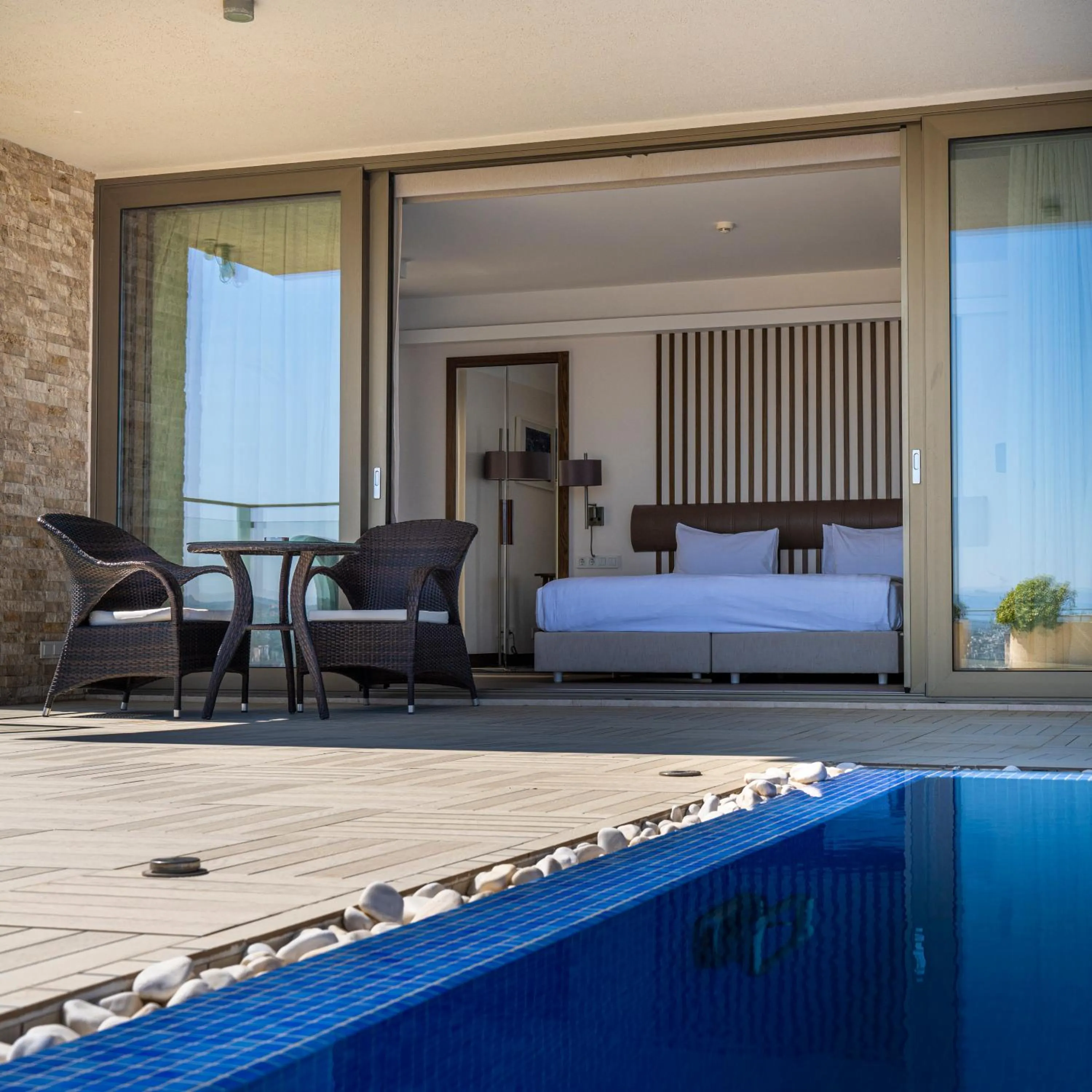 Property building, Bed in Spektr Boutique Hotel Yalikavak