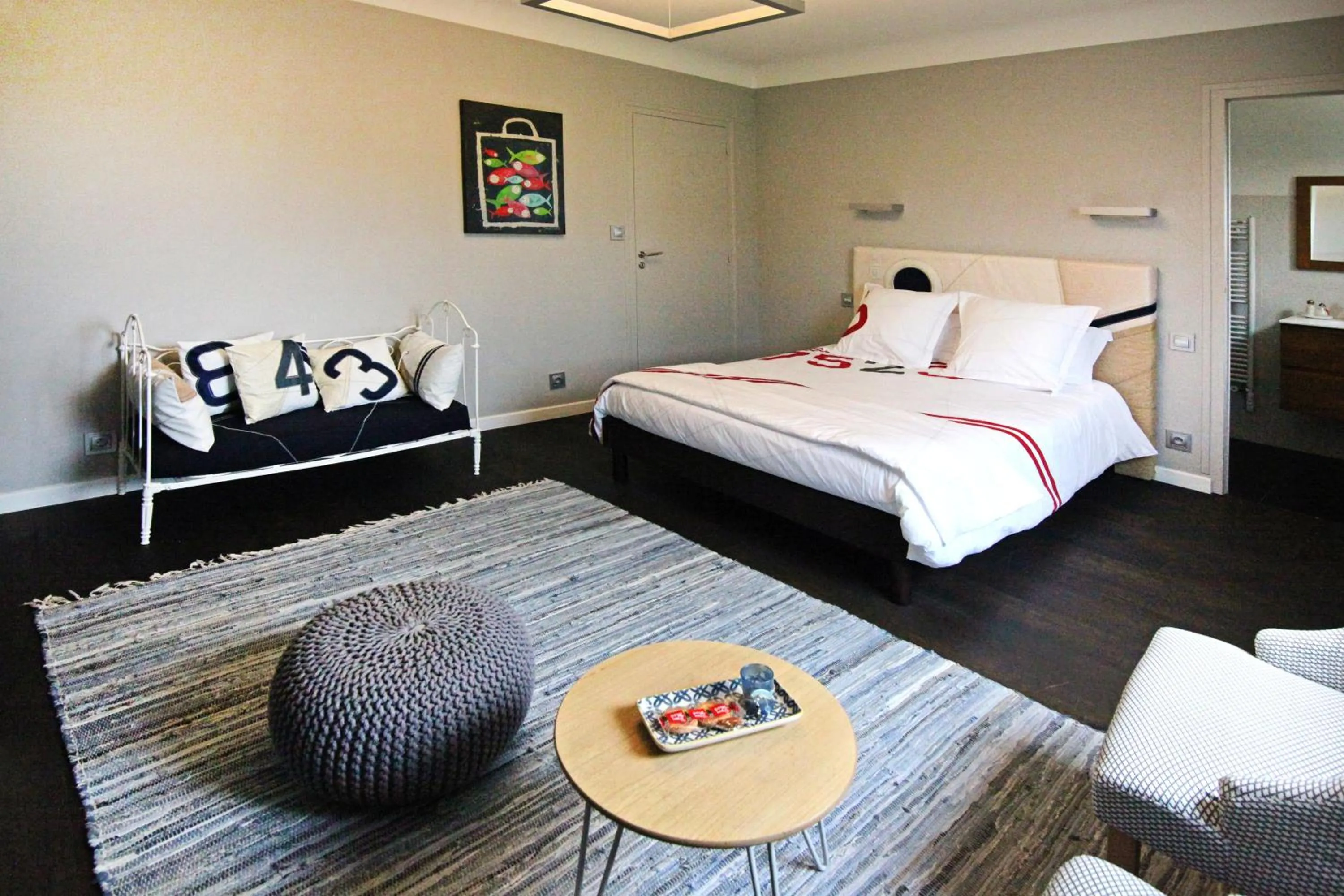 Bed in Un Moment à la Campagne