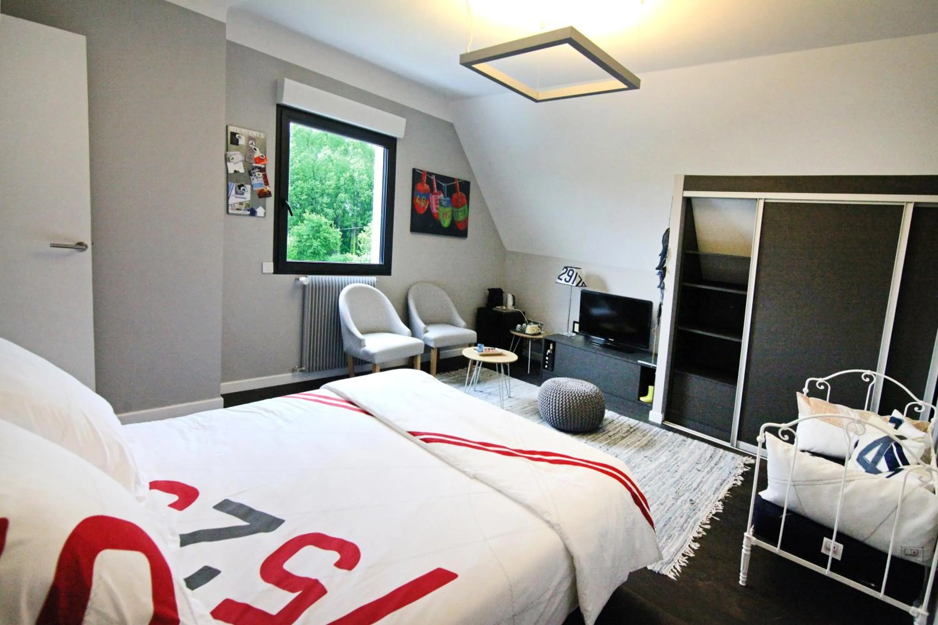 Bed in Un Moment à la Campagne