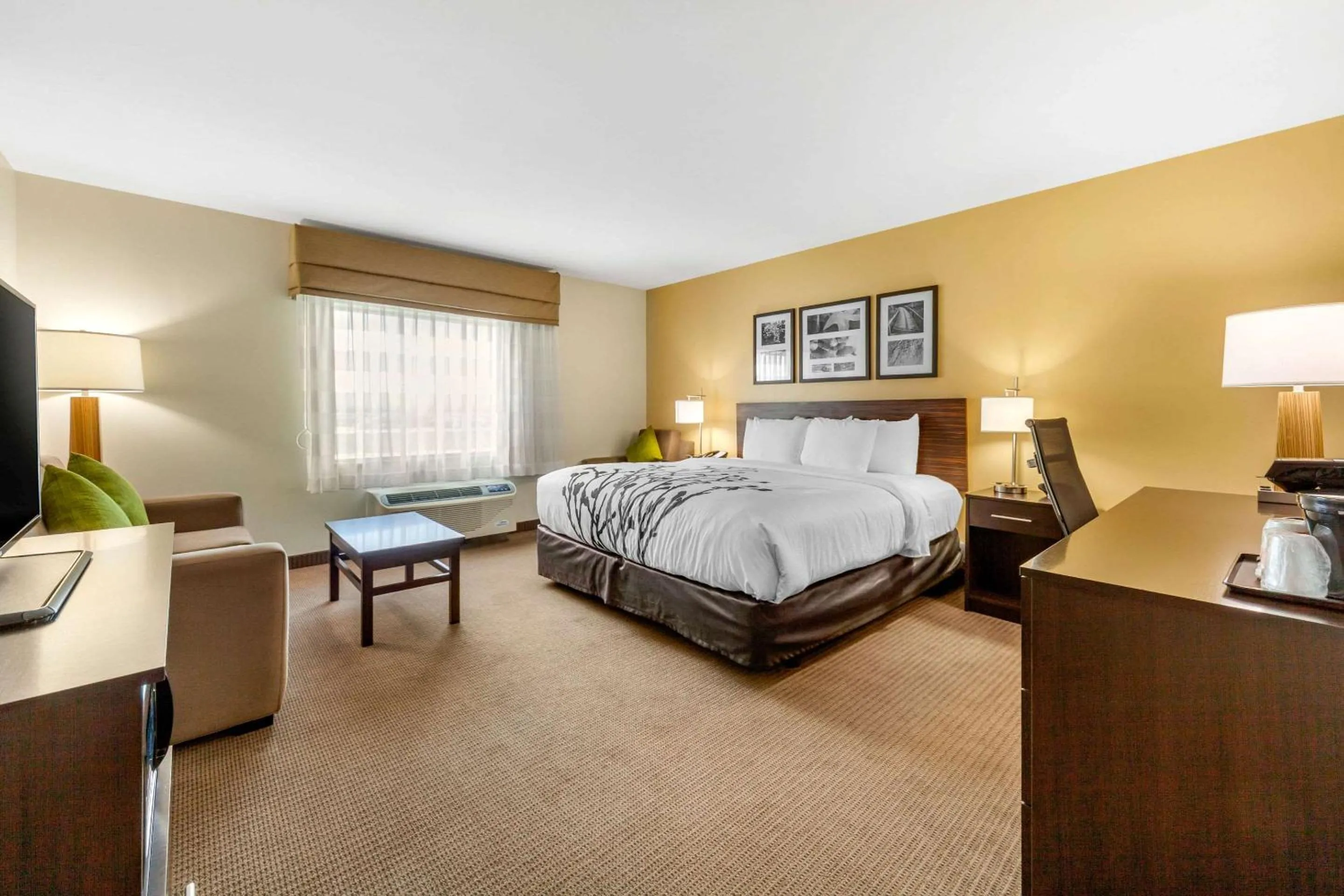 Bedroom, Bed in Sleep Inn & Suites Lincoln University Area