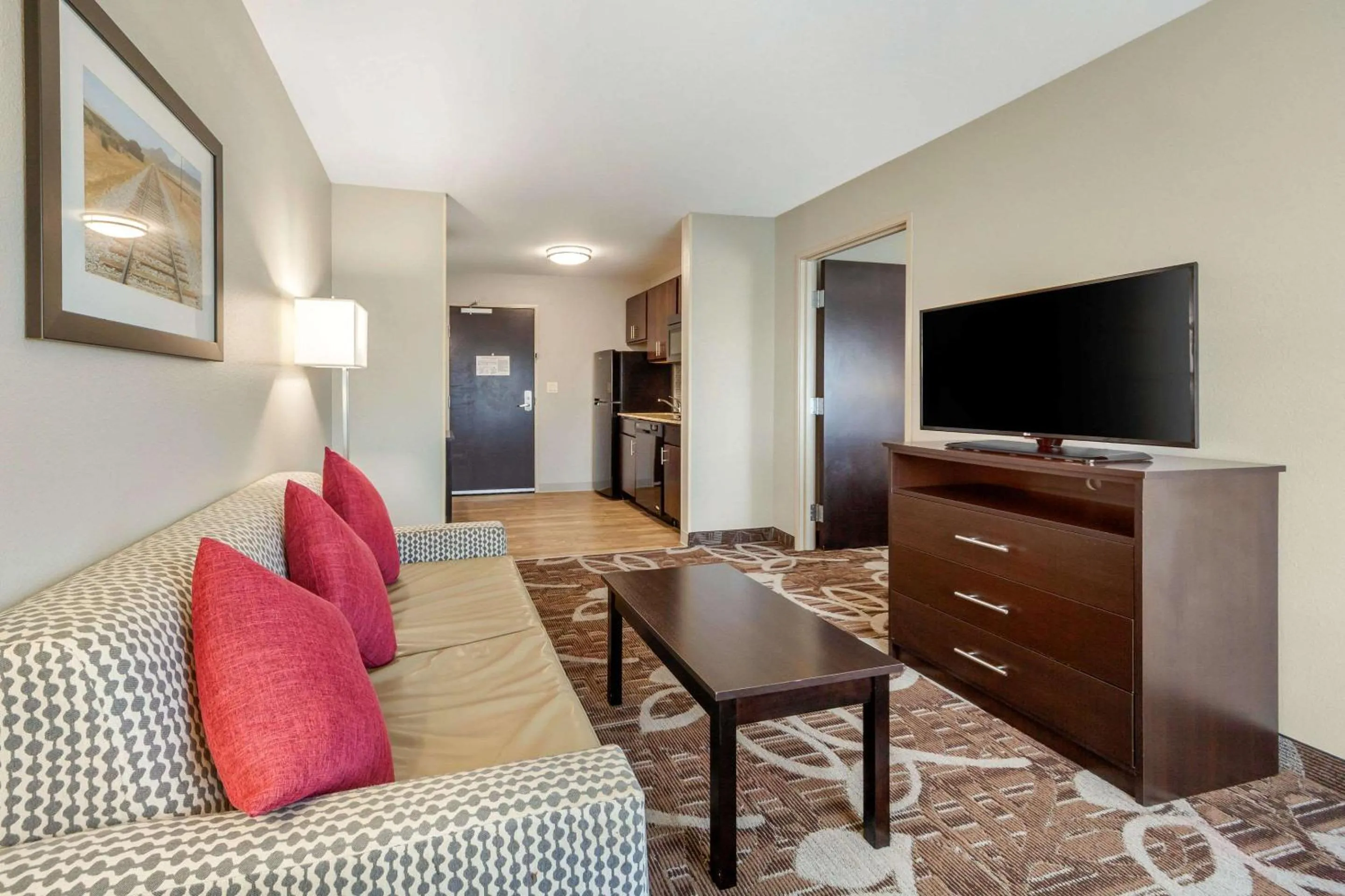 Bedroom in MainStay Suites Lincoln University Area