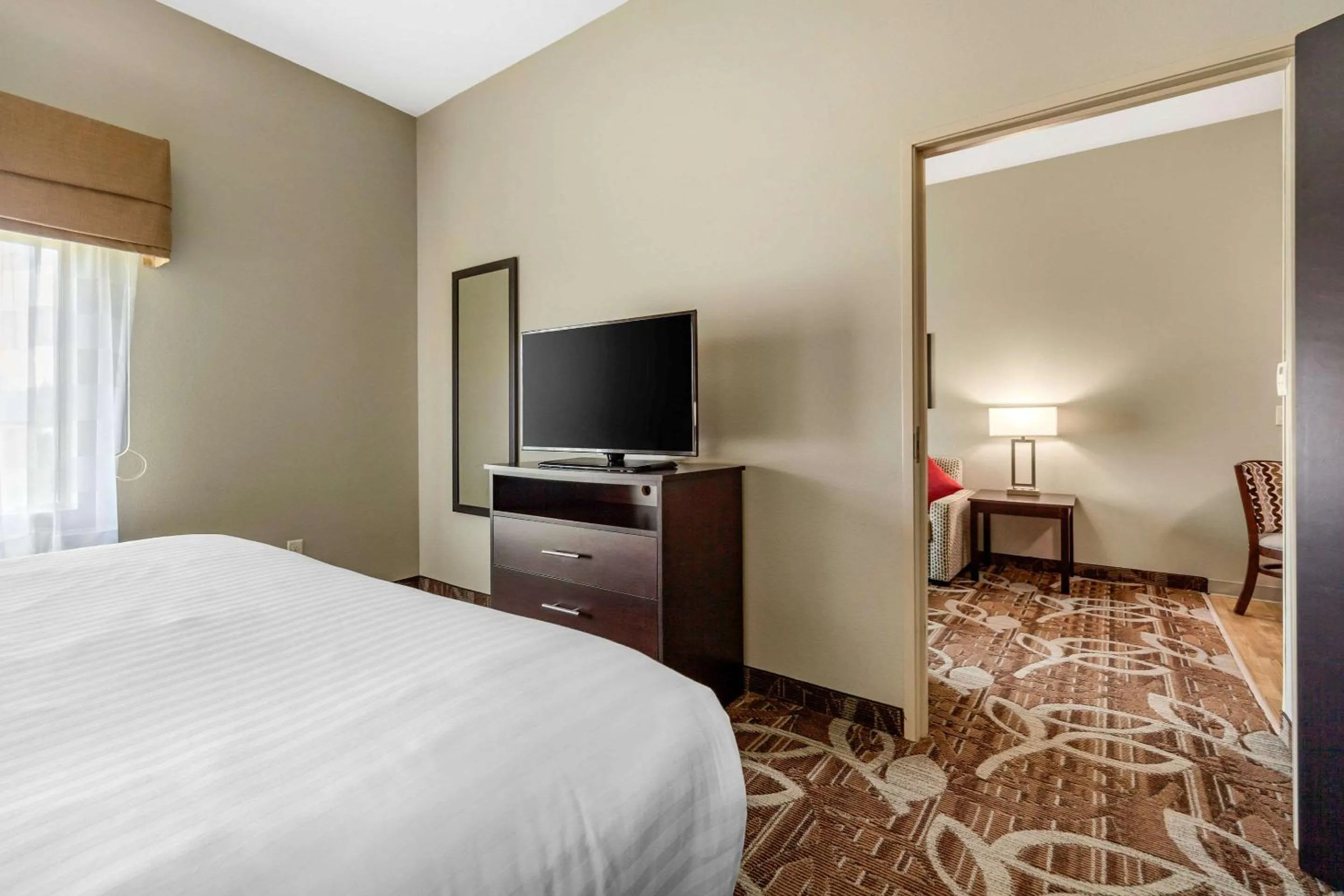 Bedroom, Bed in MainStay Suites Lincoln University Area