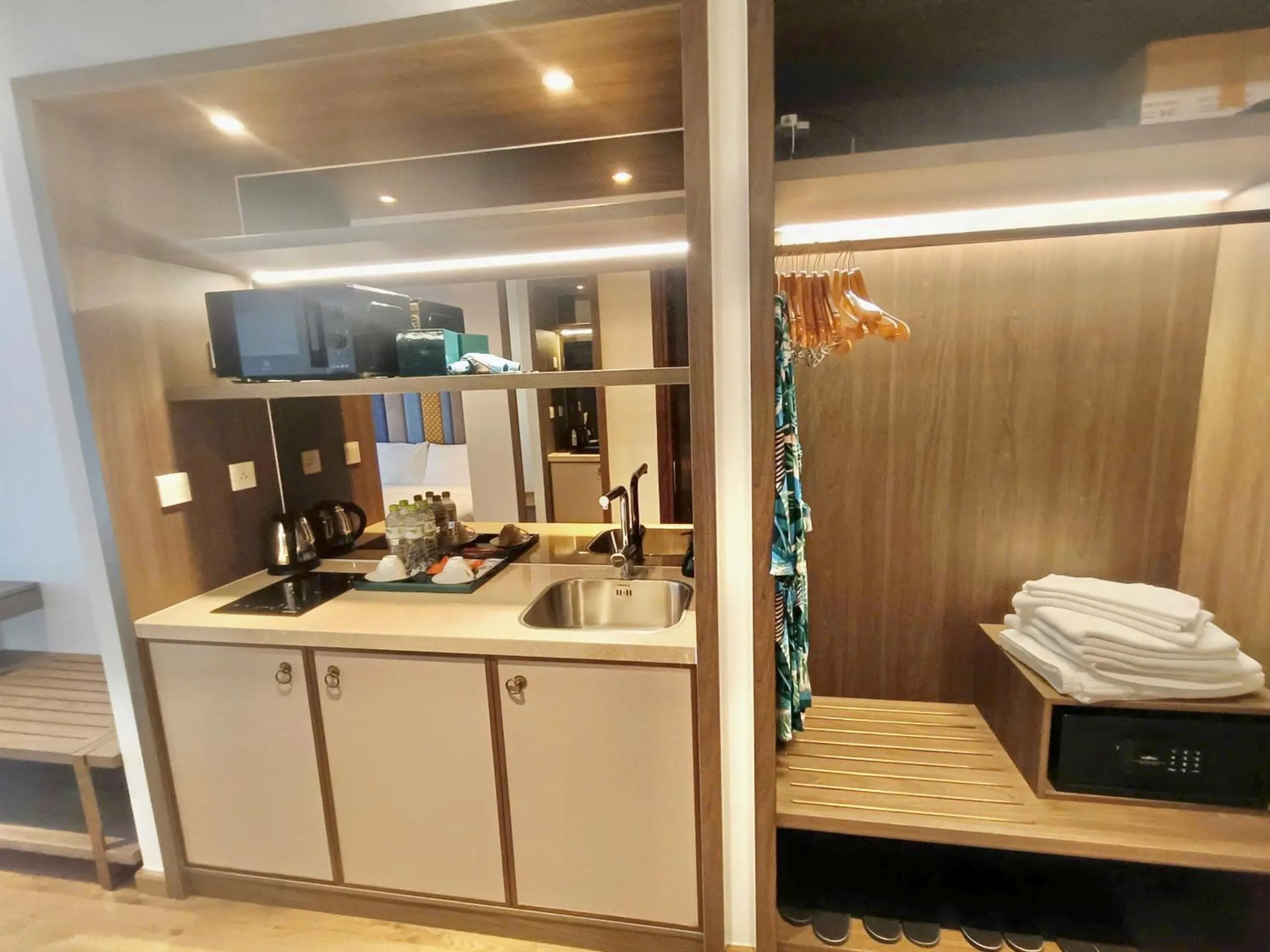 Kitchen or kitchenette in Apec Mandala Ocean Retreat- Mui Ne