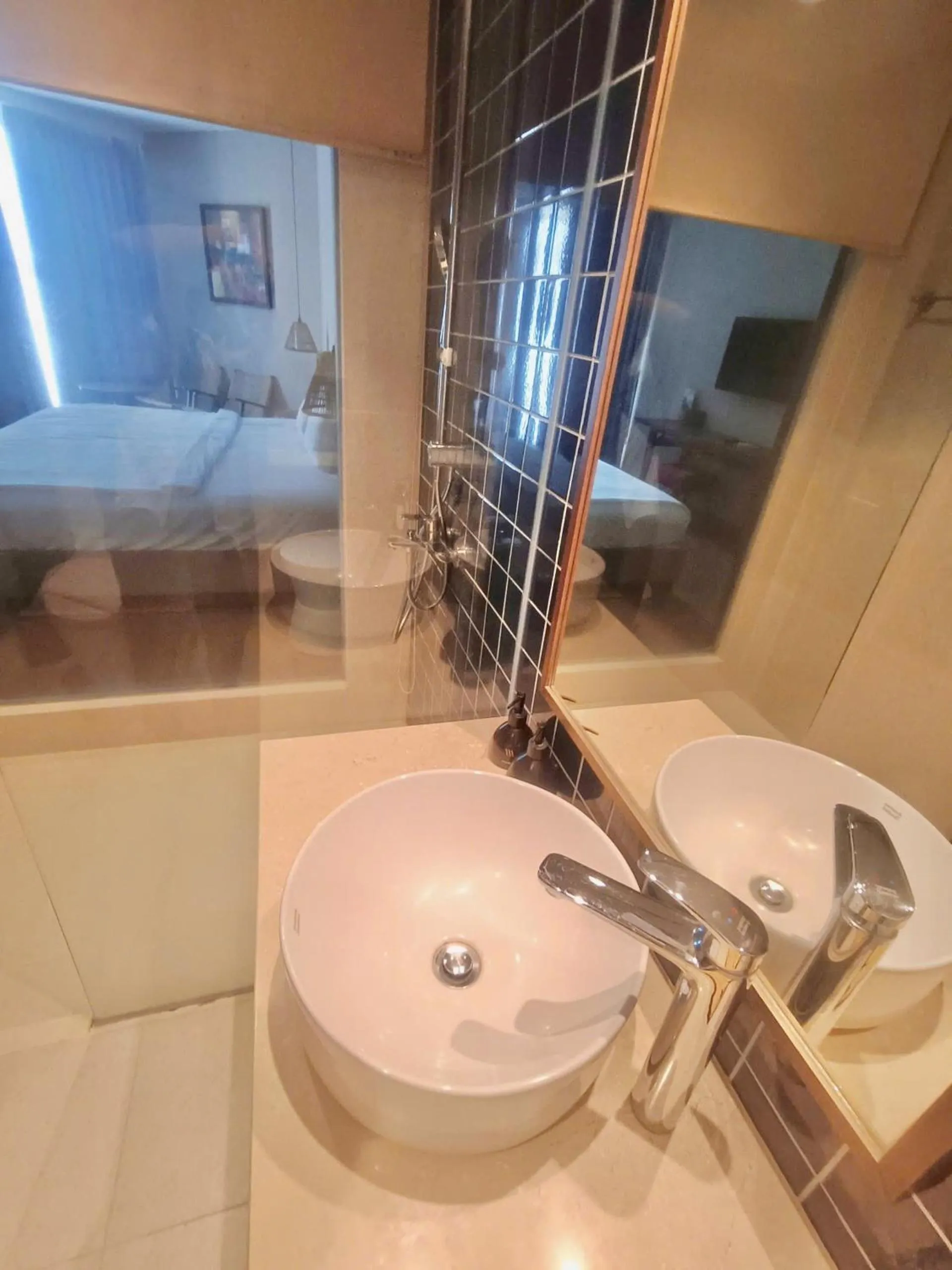 Shower, Bed in Apec Mandala Ocean Retreat- Mui Ne