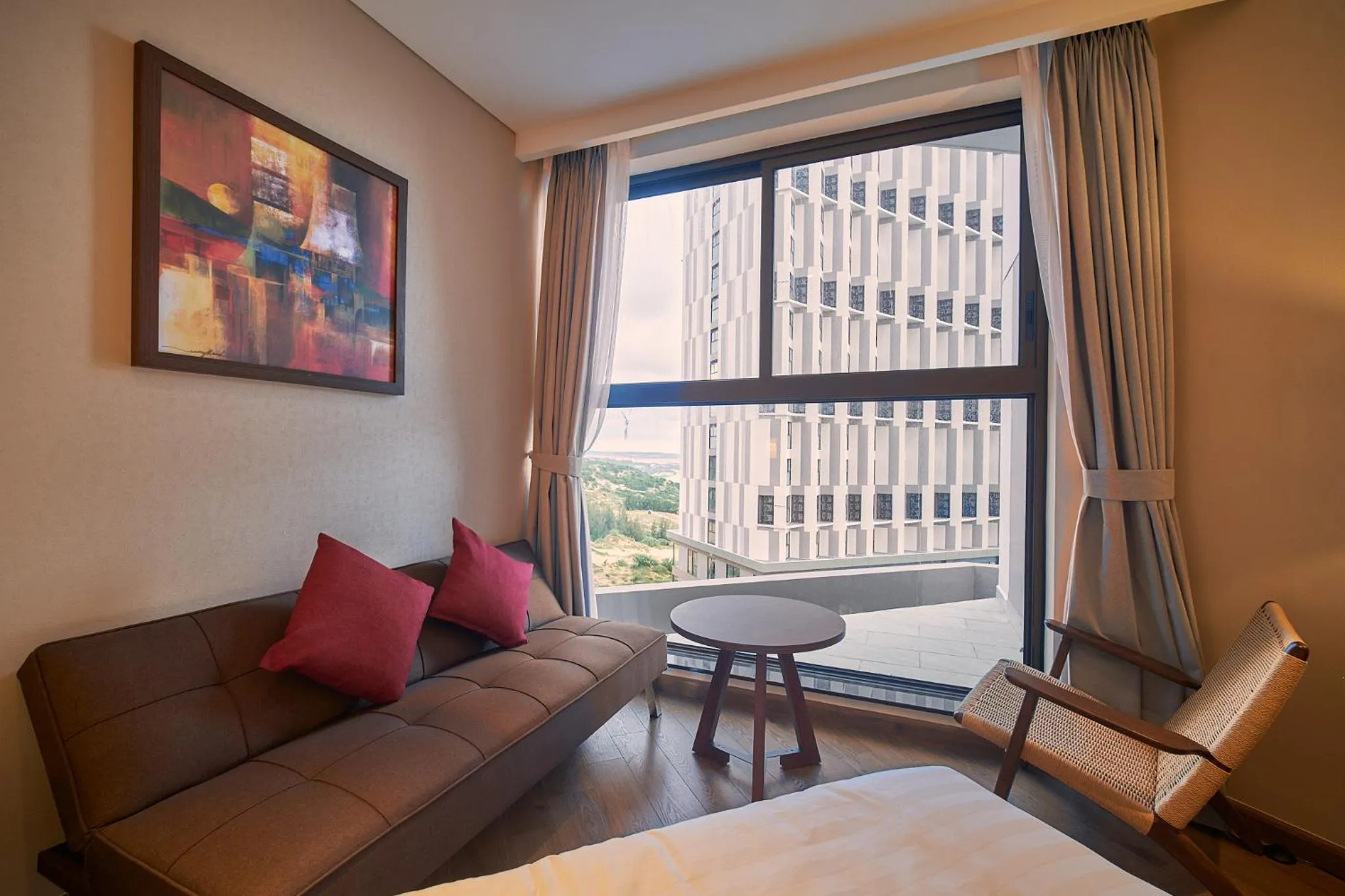 Seating area in Apec Mandala Ocean Retreat- Mui Ne