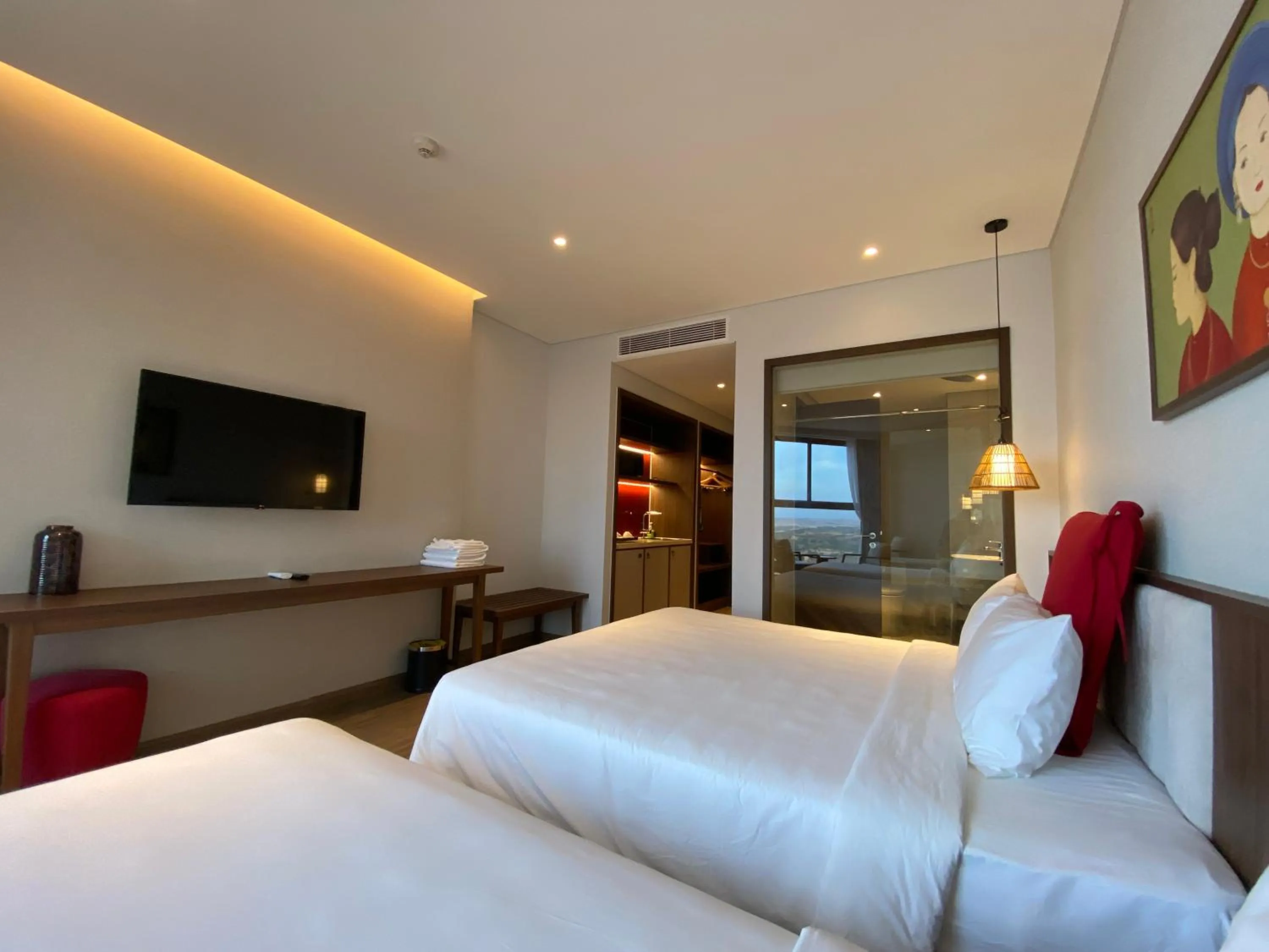 Photo of the whole room, Bed in Apec Mandala Ocean Retreat- Mui Ne