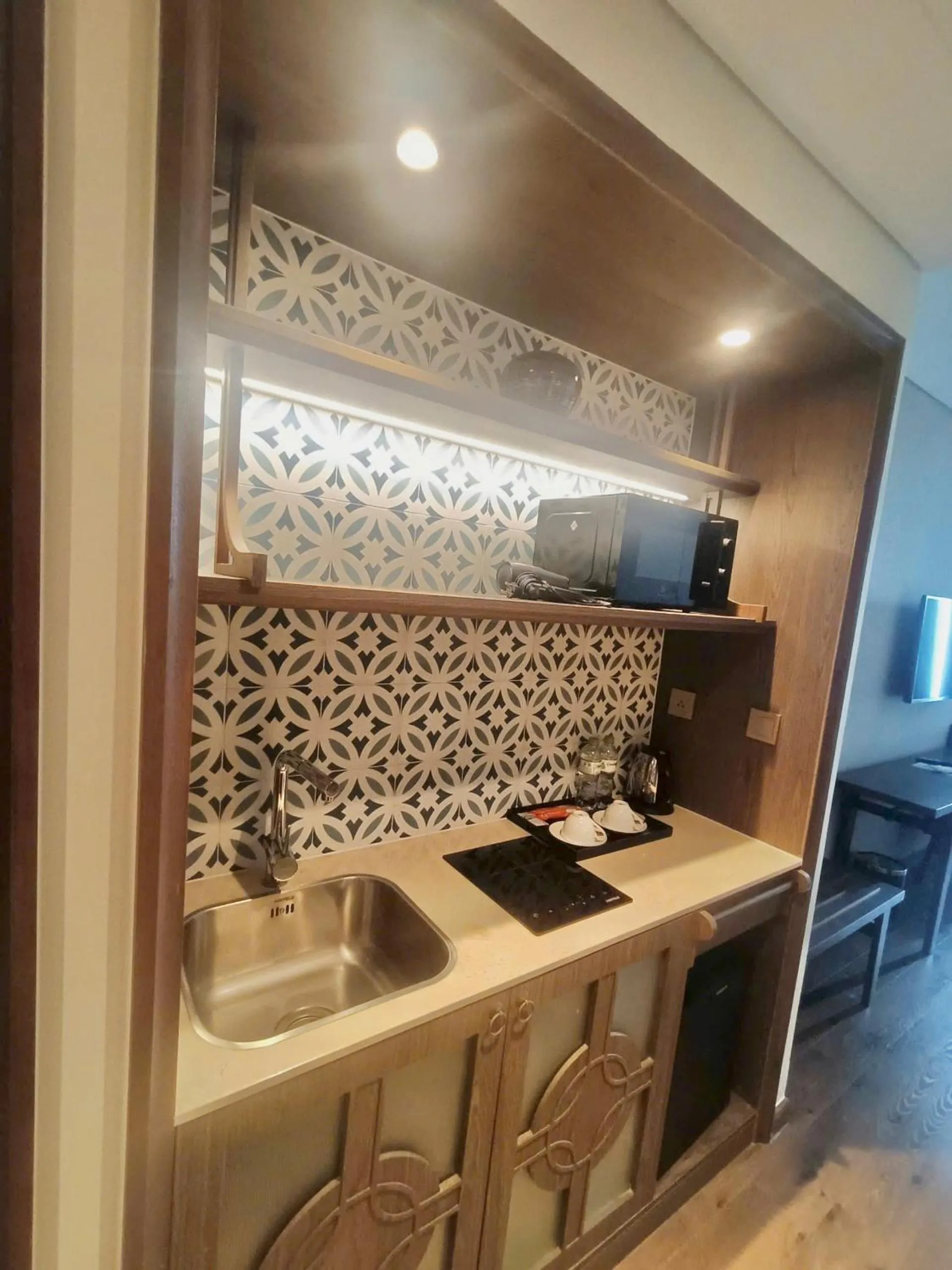 Kitchen or kitchenette in Apec Mandala Ocean Retreat- Mui Ne