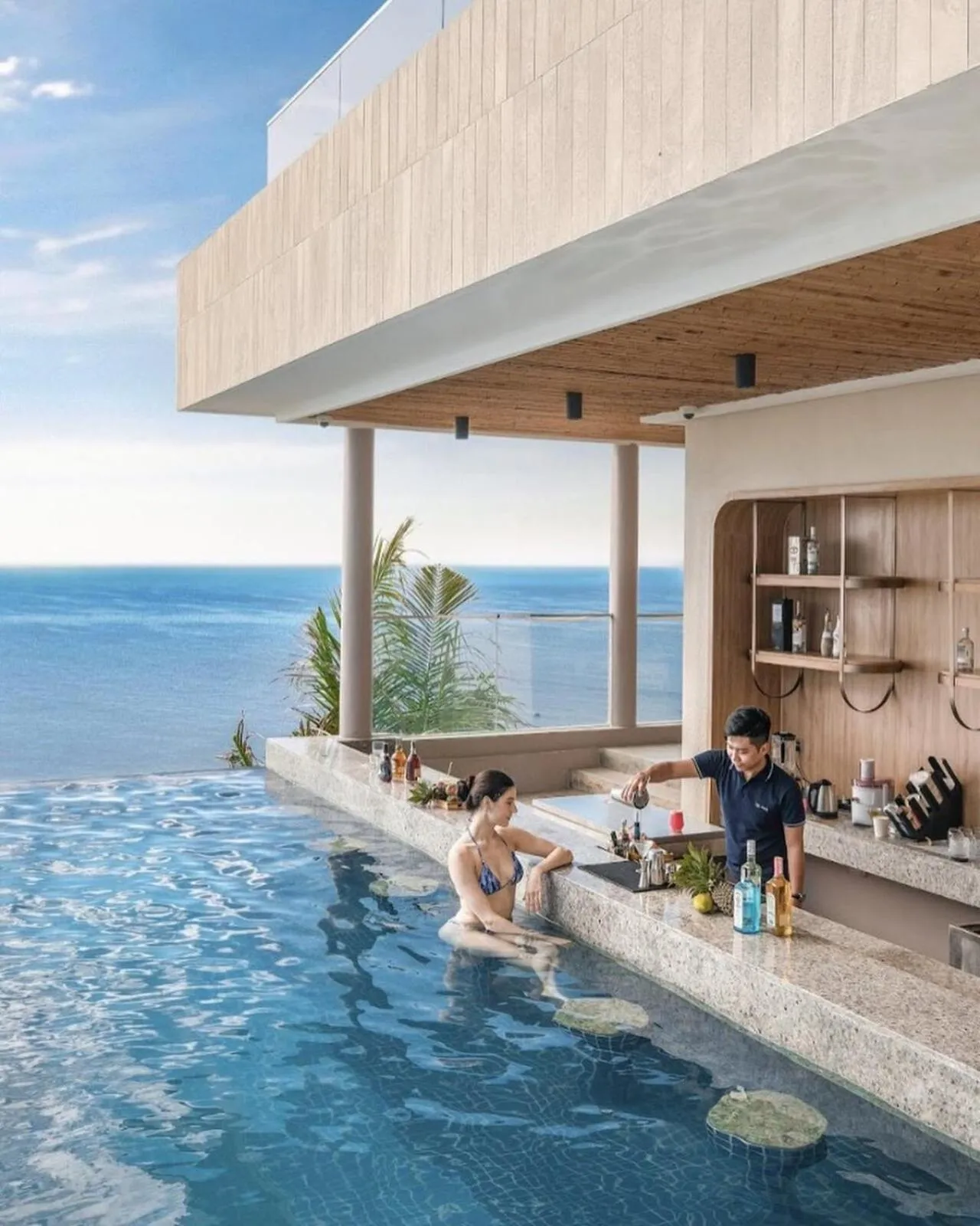 Lounge or bar in Apec Mandala Ocean Retreat- Mui Ne