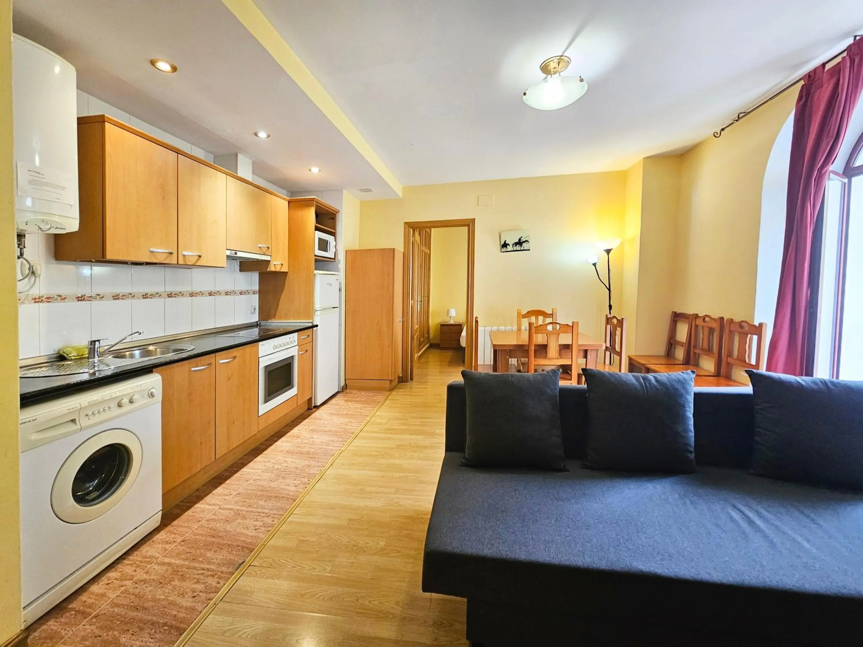 Kitchen or kitchenette in Apartamentos Canfranc 3000
