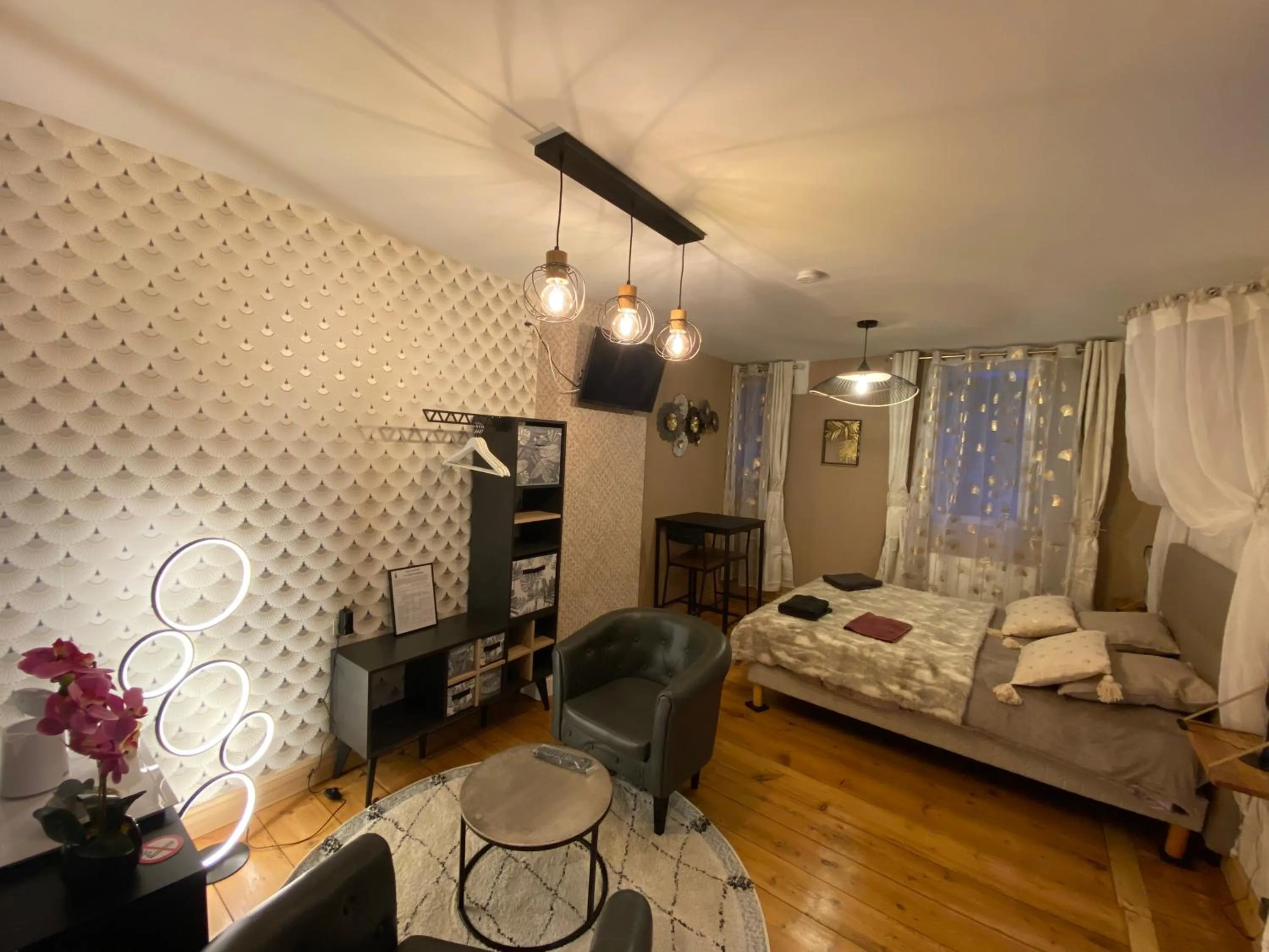 Bed in Chambre D'hôte Villa Maurice