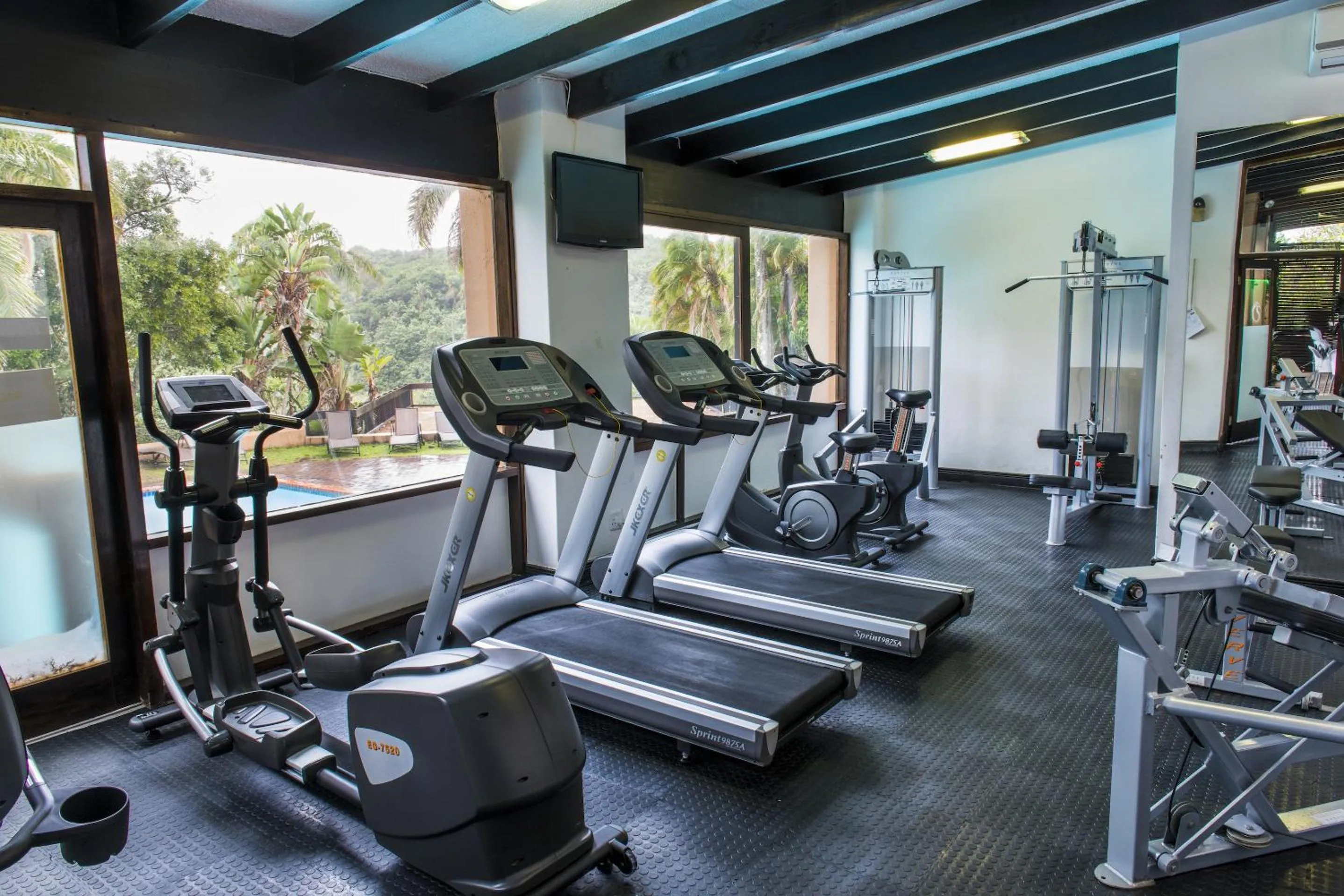 Fitness centre/facilities in San Lameer Resort Hotel & Spa