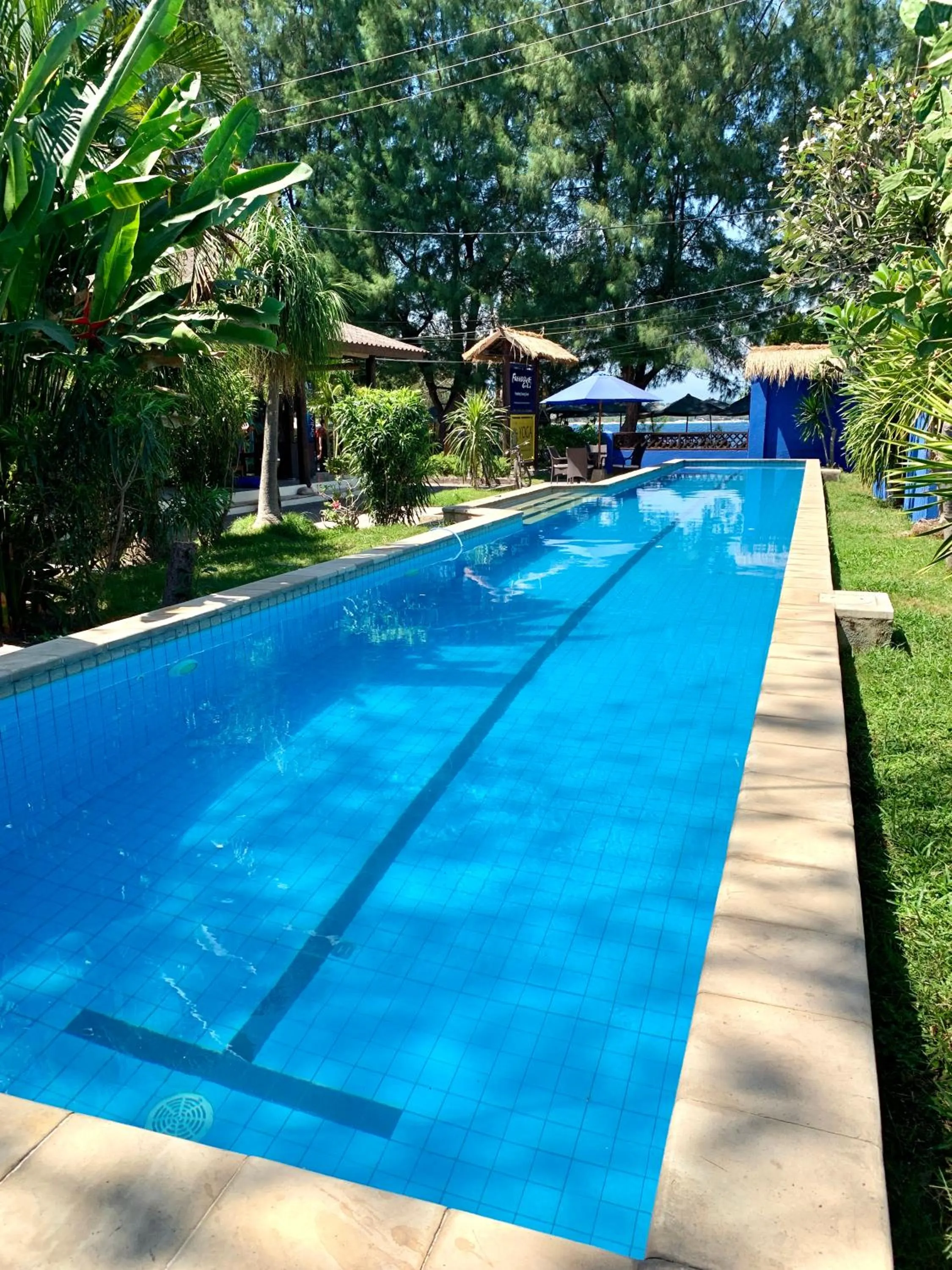 Swimming pool in The Yoga Garden