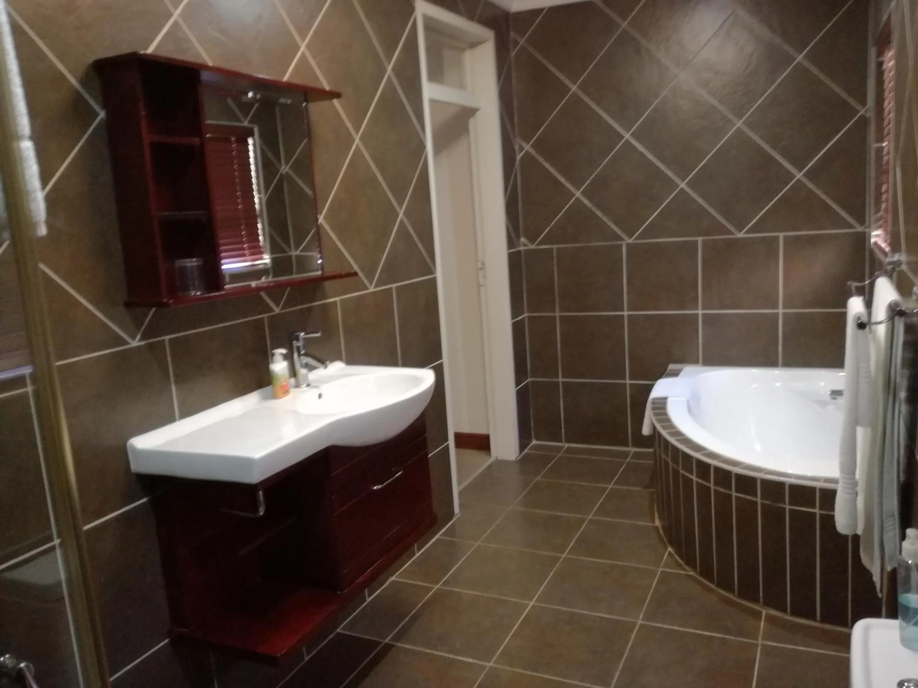 Shower in Belmont Guesthouse