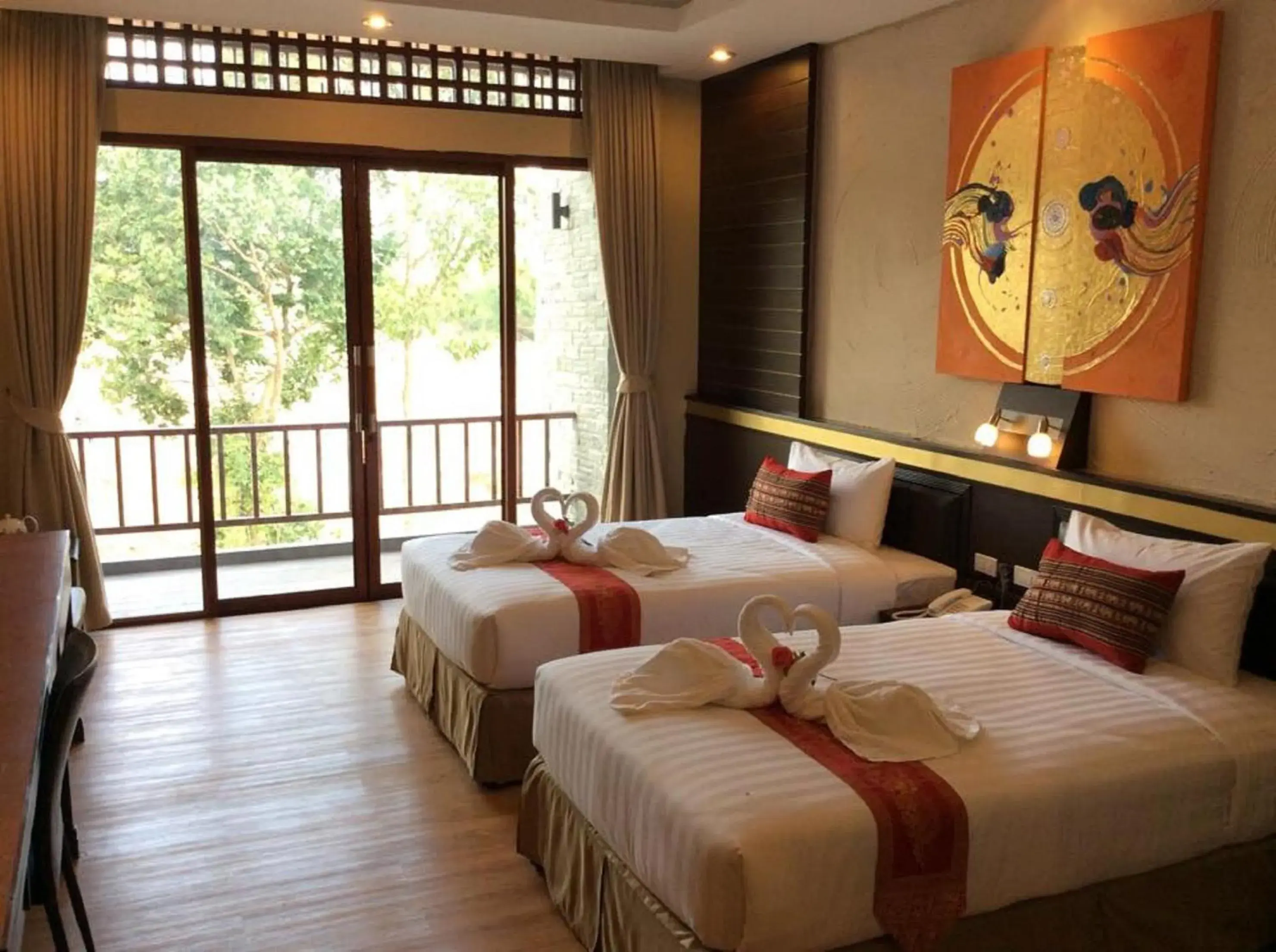 Deluxe Double or Twin Room with Balcony in Phurua Sanctuary Resort and Spa Deluxe Double or Twin Room with Balcony in Phurua Sanctuary Resort and Spa