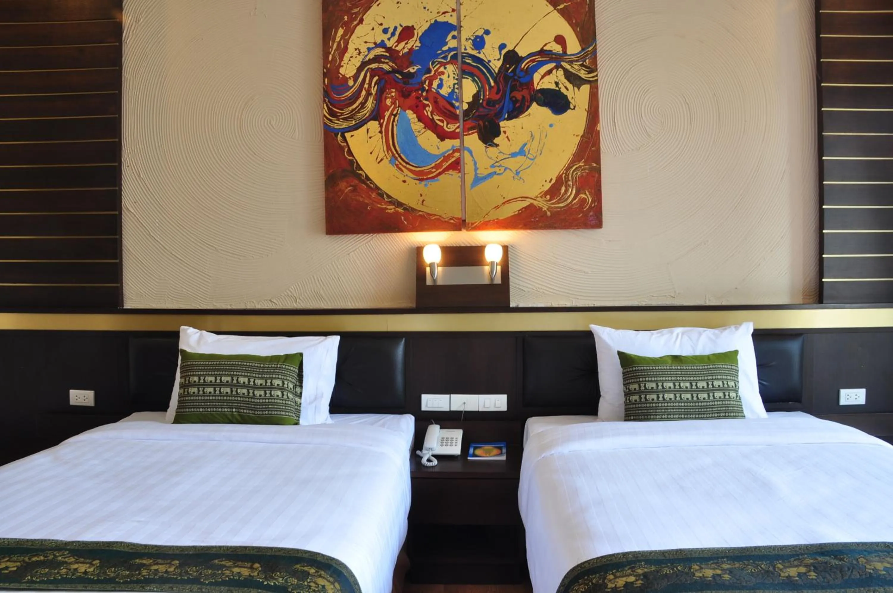 Bed in Phurua Sanctuary Resort and Spa