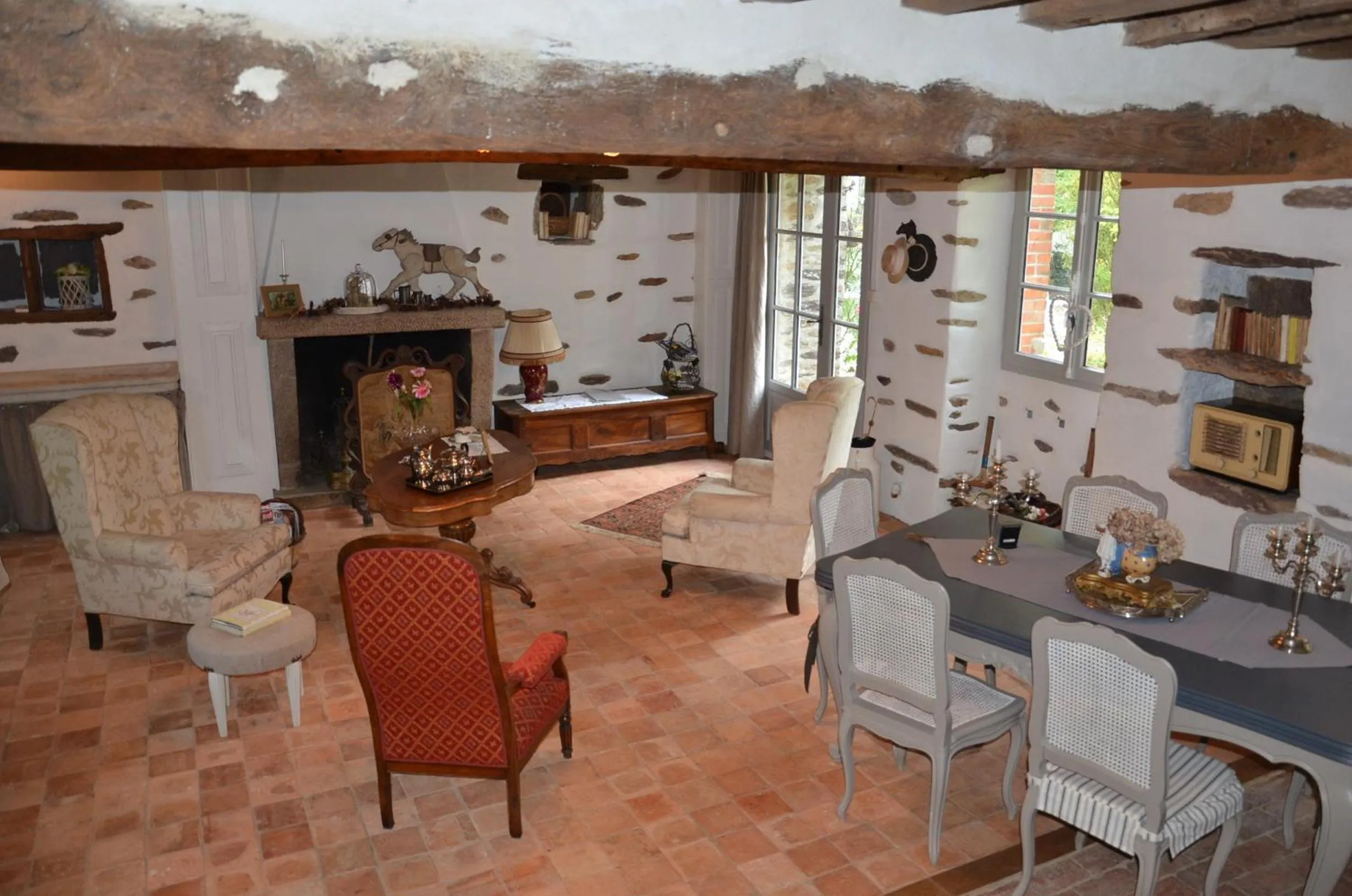 Seating area in La Sévinais