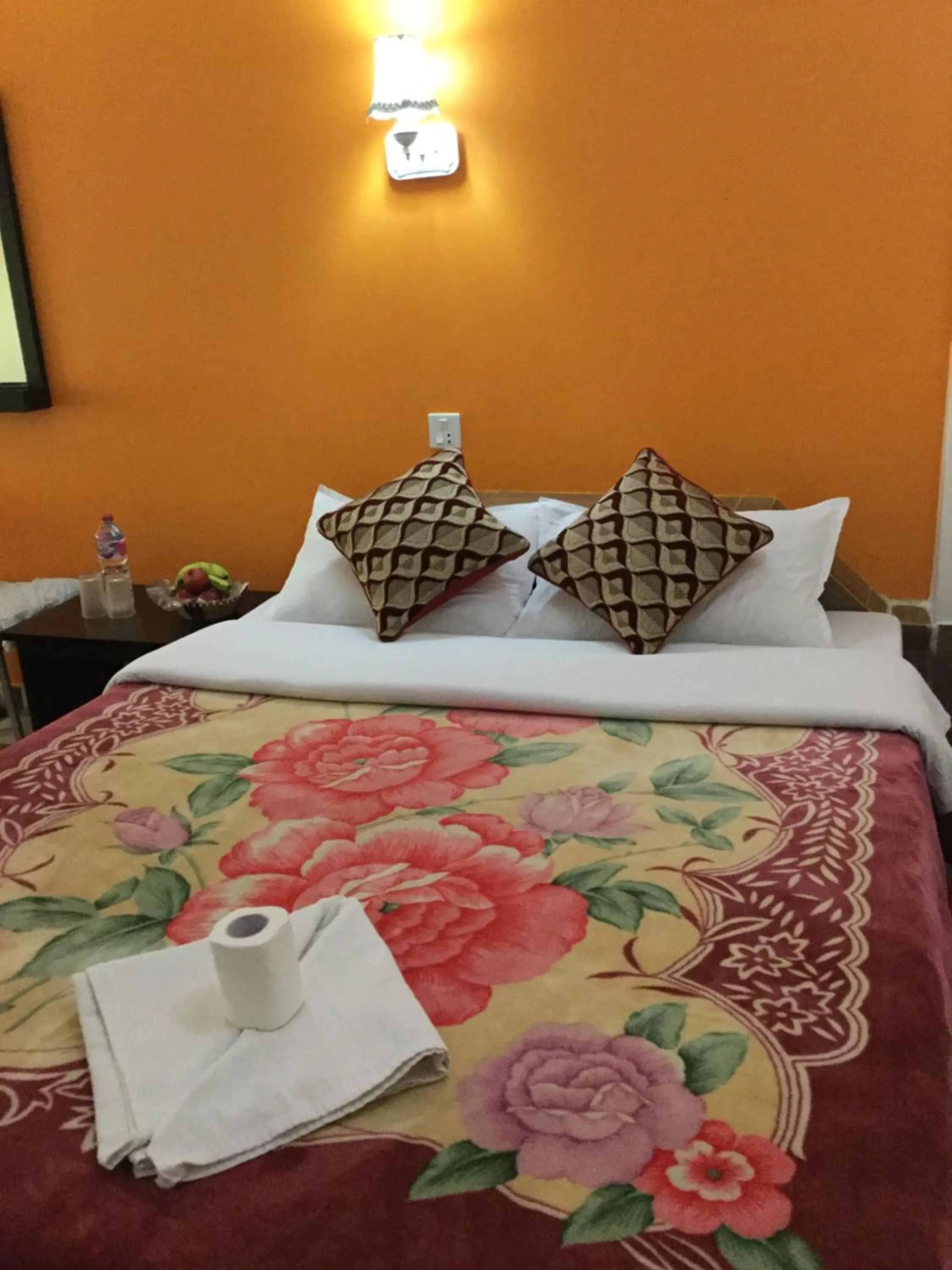 Bed in Bishnu Homestay