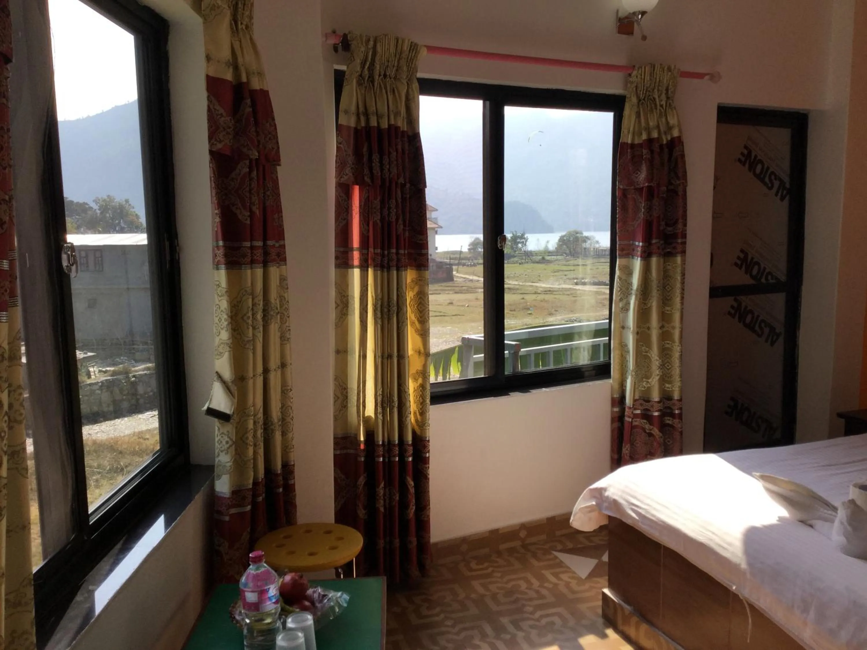 Bed in Bishnu Homestay