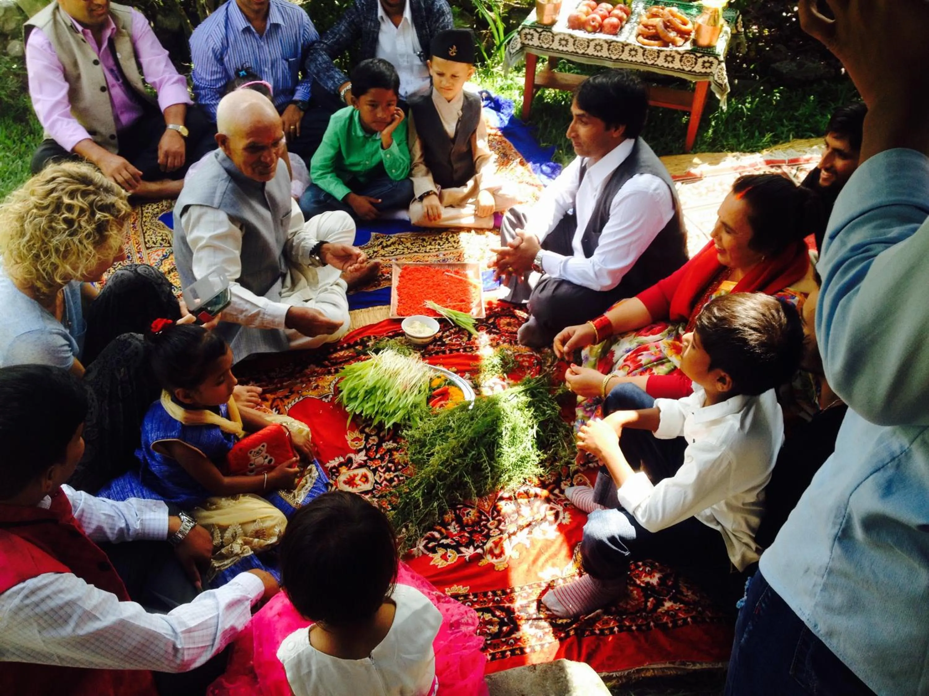 Family in Bishnu Homestay