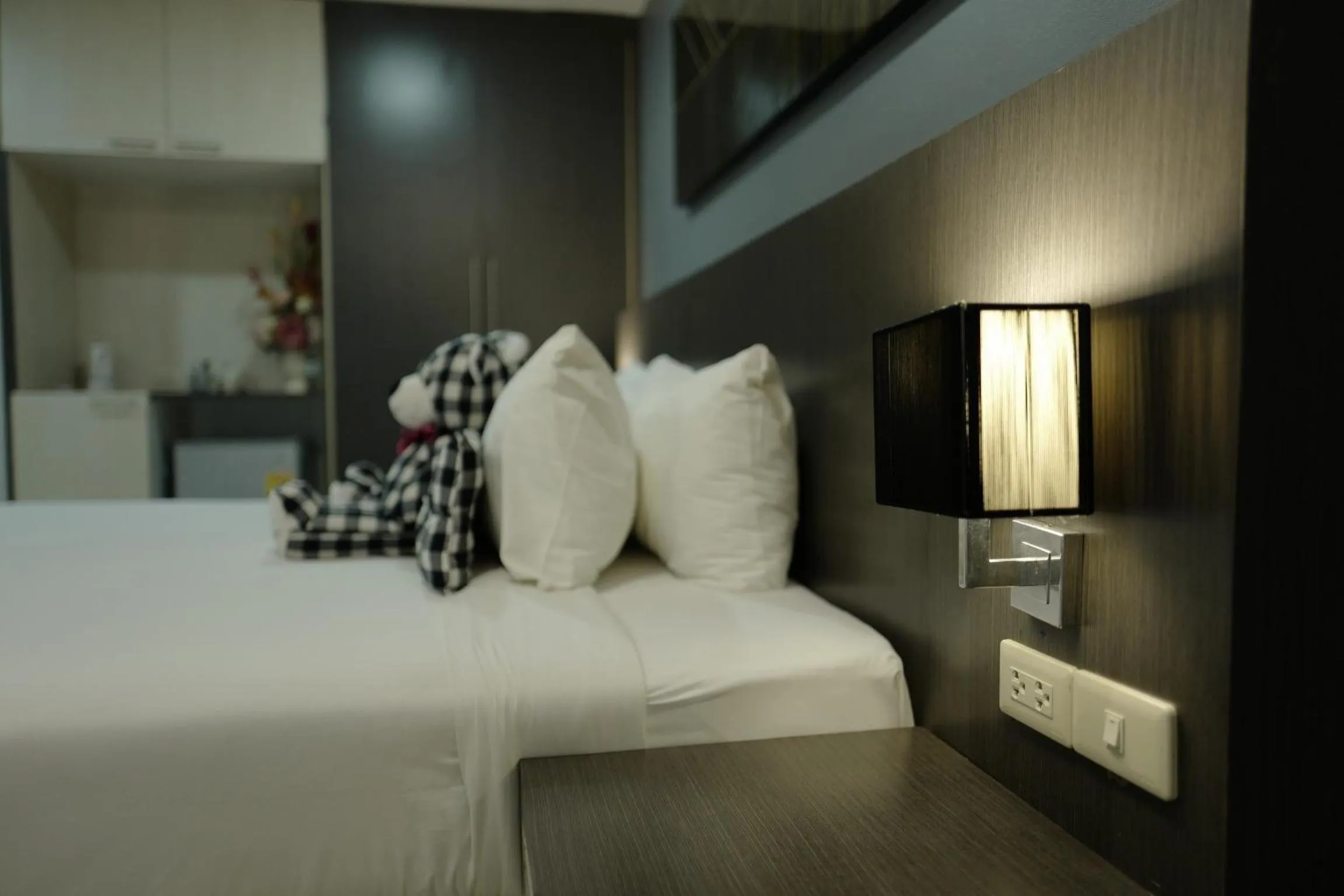 Decorative detail, Bed in At Sakon Hotel