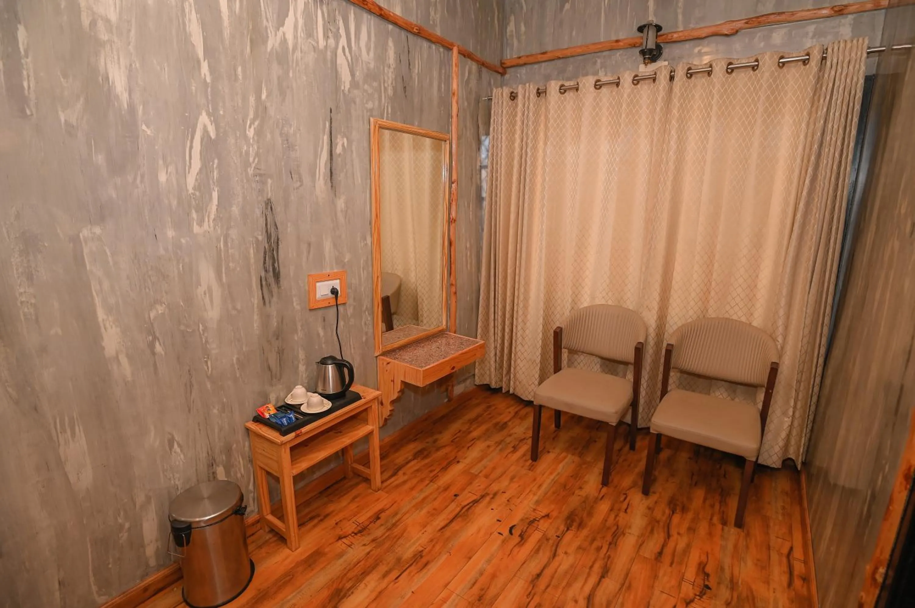 Seating area in Hotel Vivek