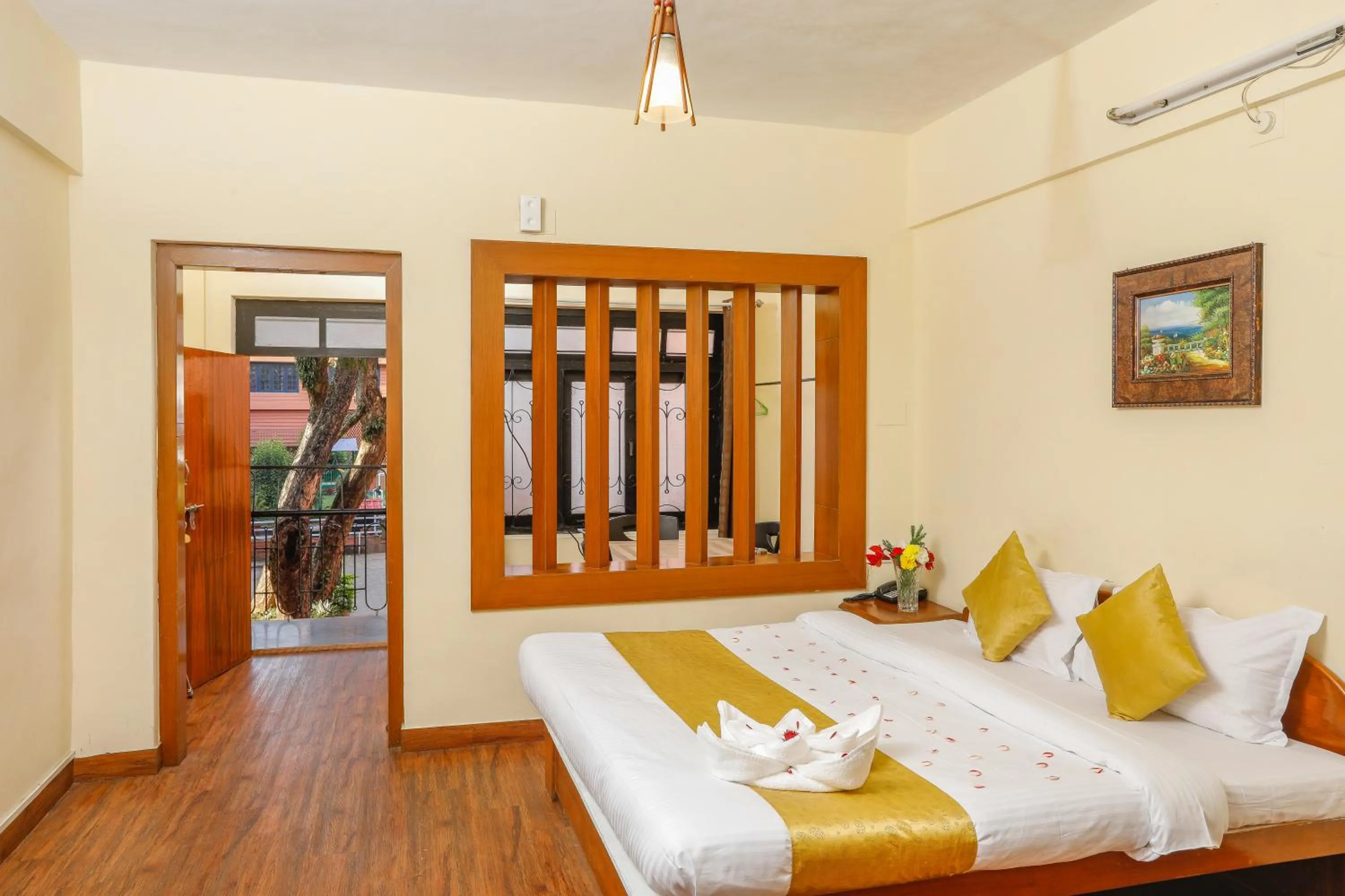 Bedroom, Bed in Hotel Vivek